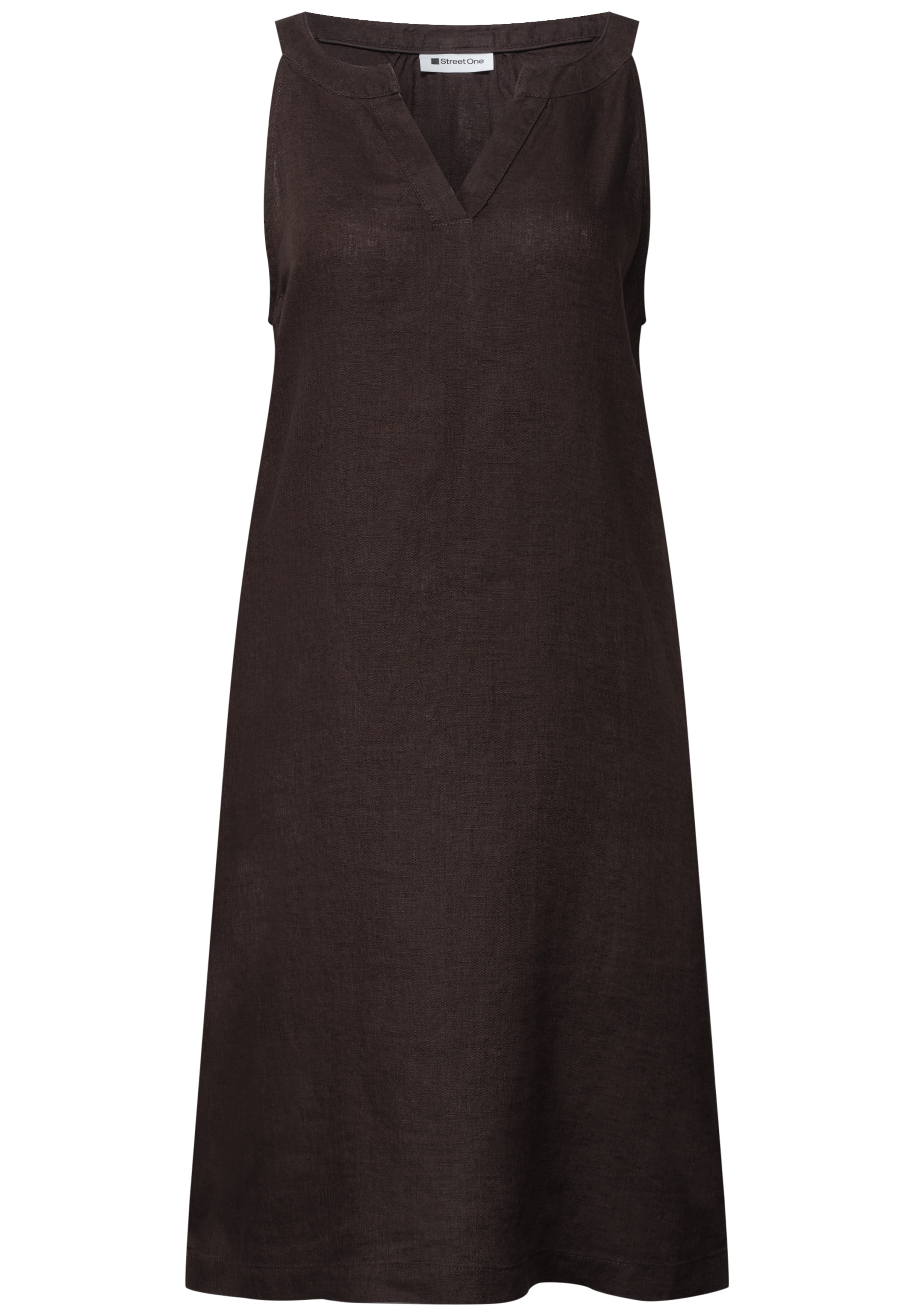 STREET ONE Sommerkleid Ohne Taschen aus Leinen