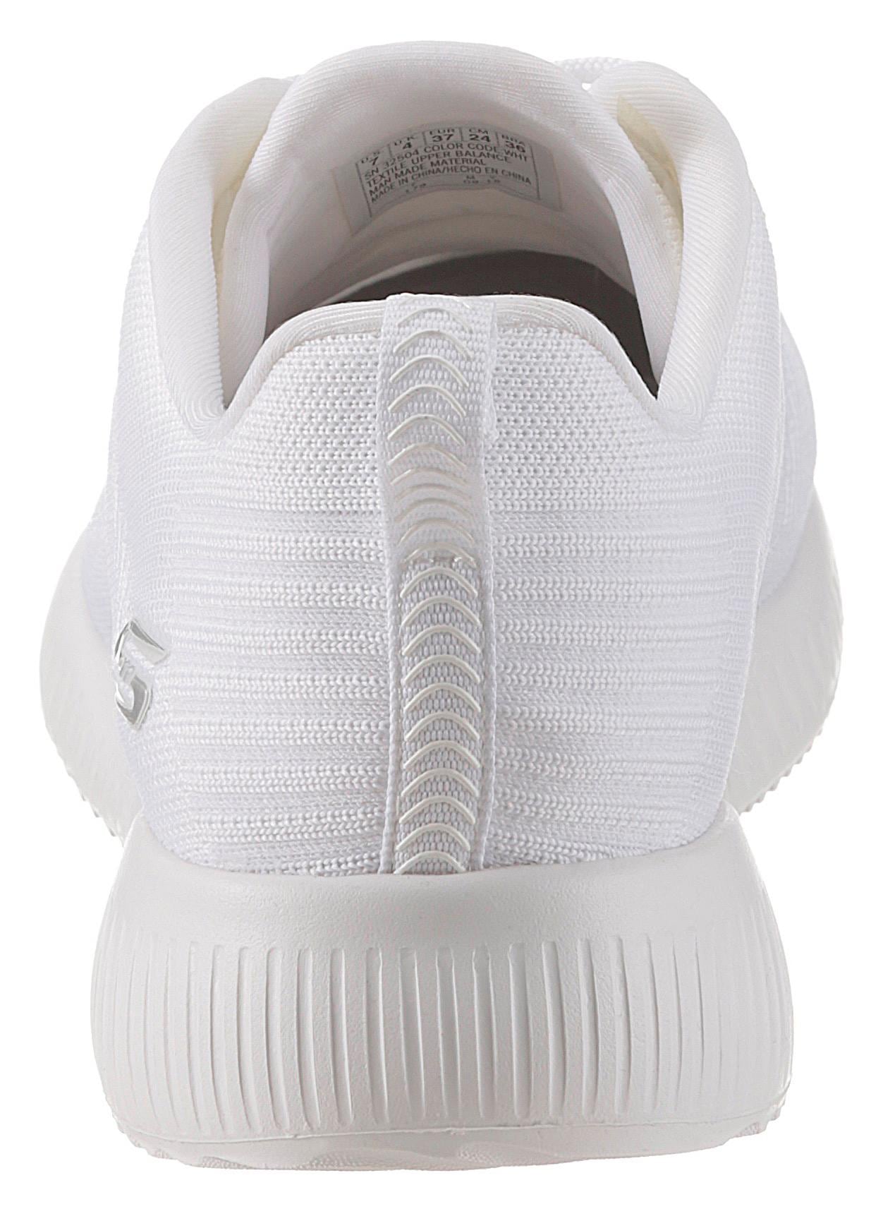 Skechers Sneaker »Bobs Squad - Tough Talk«, Freizeitschuh, Halbschuh, Schnürschuh mit Skech-Knit
