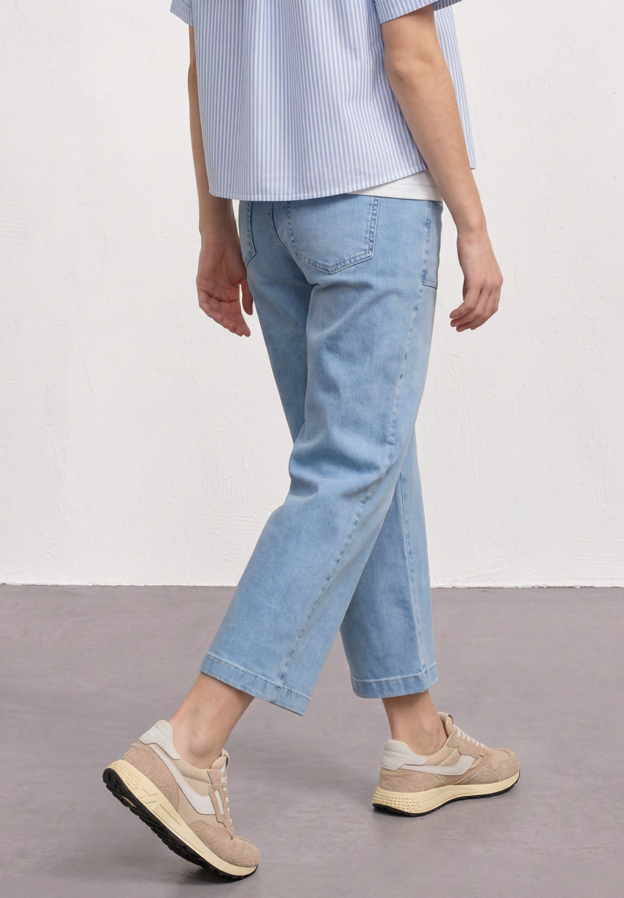 STREET ONE Loose-fit-Jeans mit Wide Legs