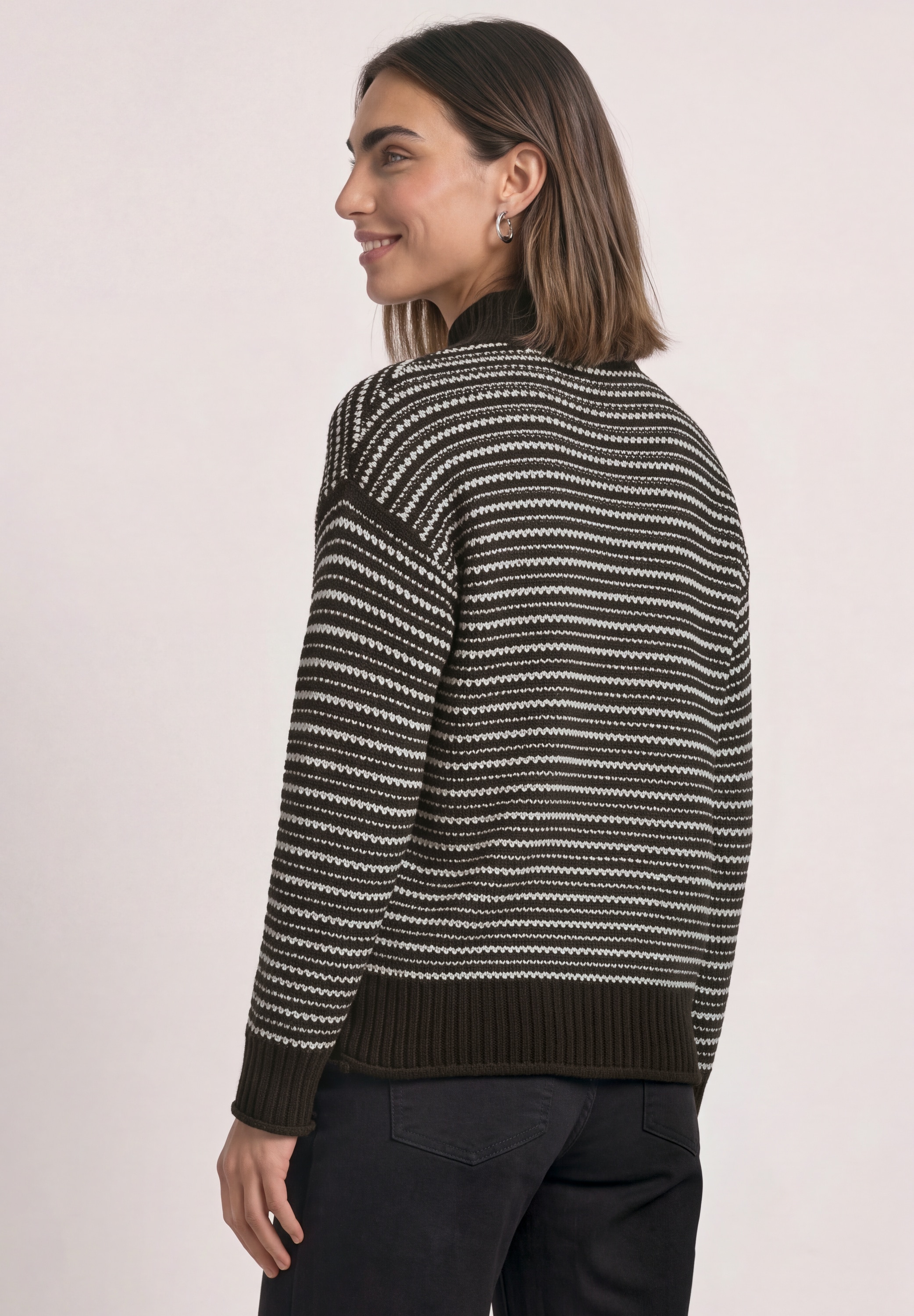 STREET ONE Streifenpullover im Streifendesign