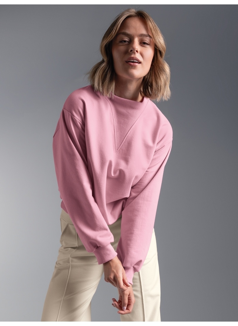 Trigema "TRIGEMA Sweatshirt im modischen Oversize-Look"