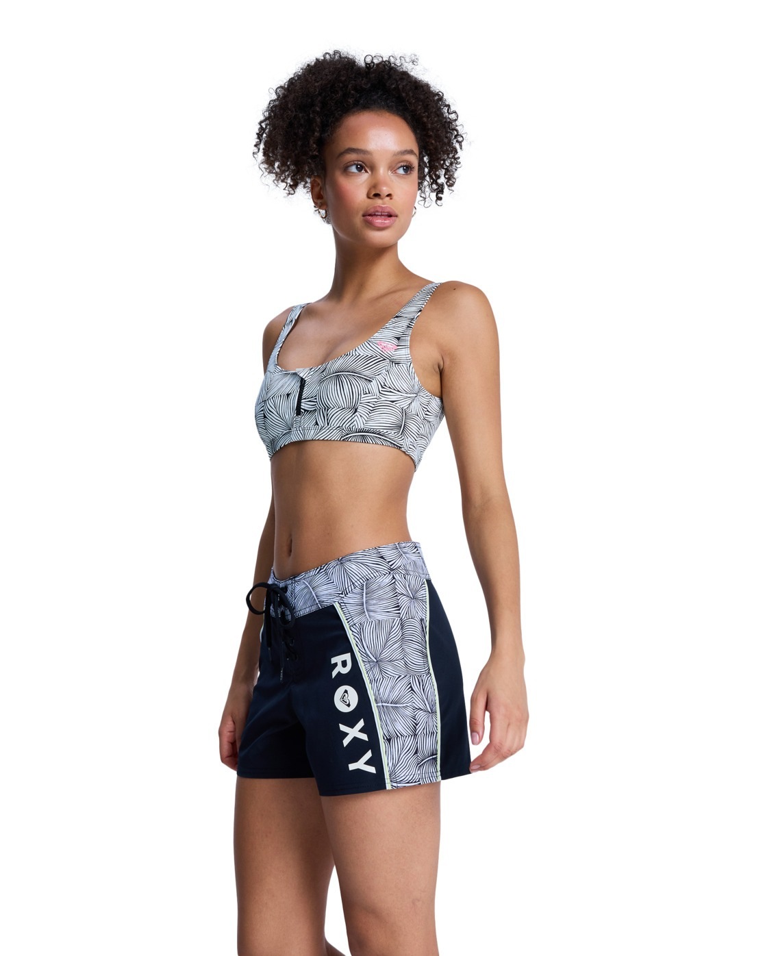 Boardshorts ROXY "The Pro Surf", Damen, Gr. XS, anthrazit popiscus, Obermaterial: 55% Microfaser, 37% Microfaser, 8% Elasthan;, Hosen 2
