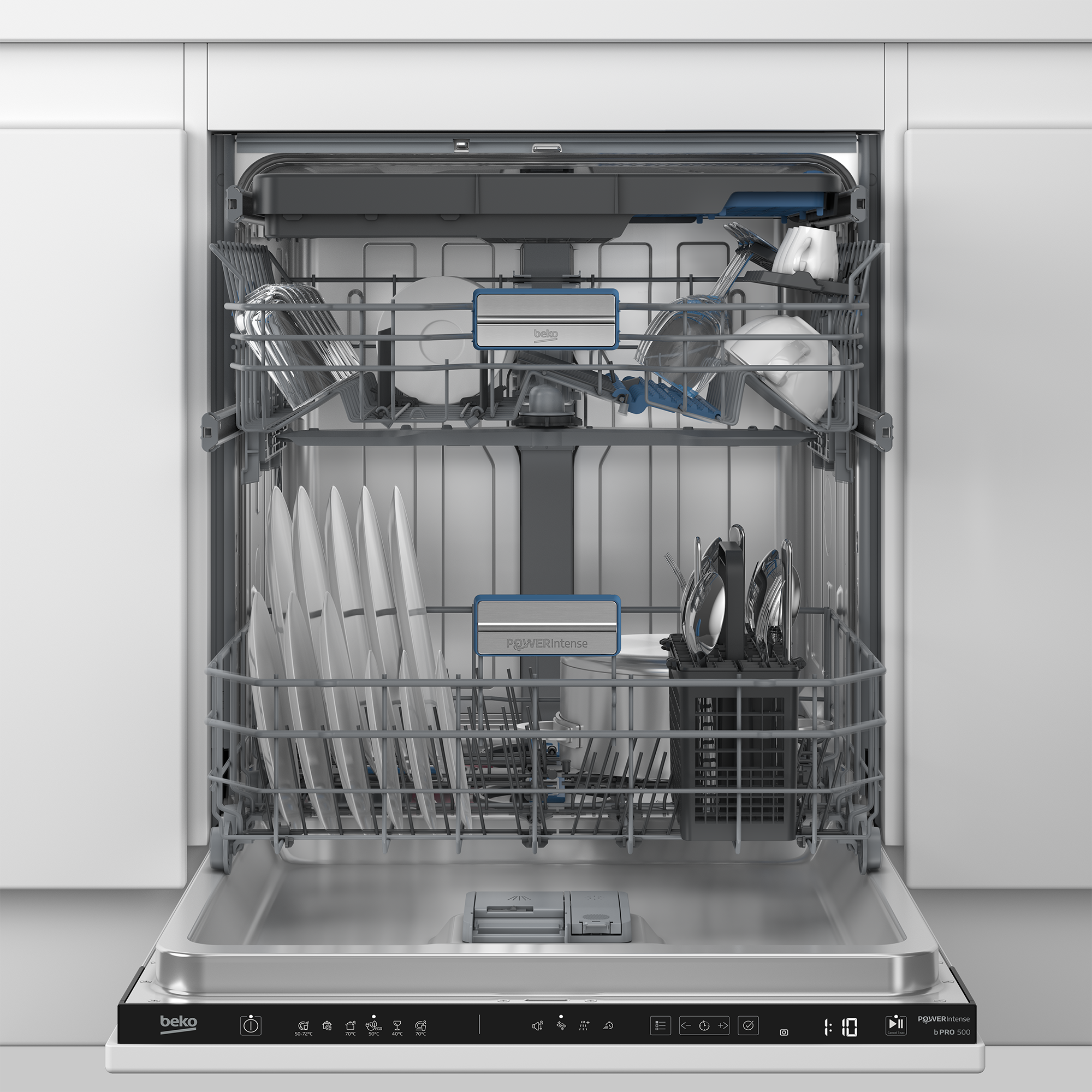 BEKO vollintegrierbarer Geschirrspüler »BDIN36550P« 8,9 l 15 tlg. Maßgedecke