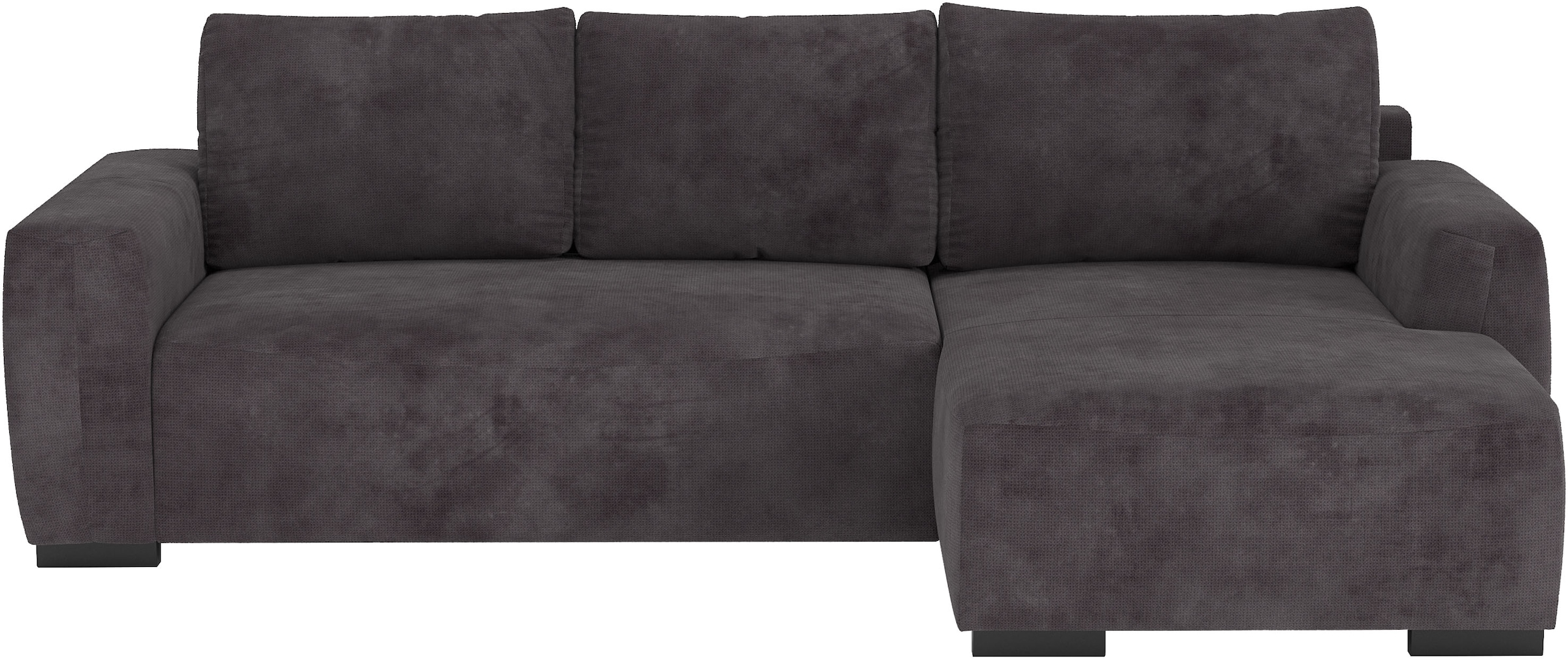 COTTA Ecksofa »Giro L-Form, Recamiere, Breite 252 cm« wahlweise mit Bettkasten und Trendbezug CORD!