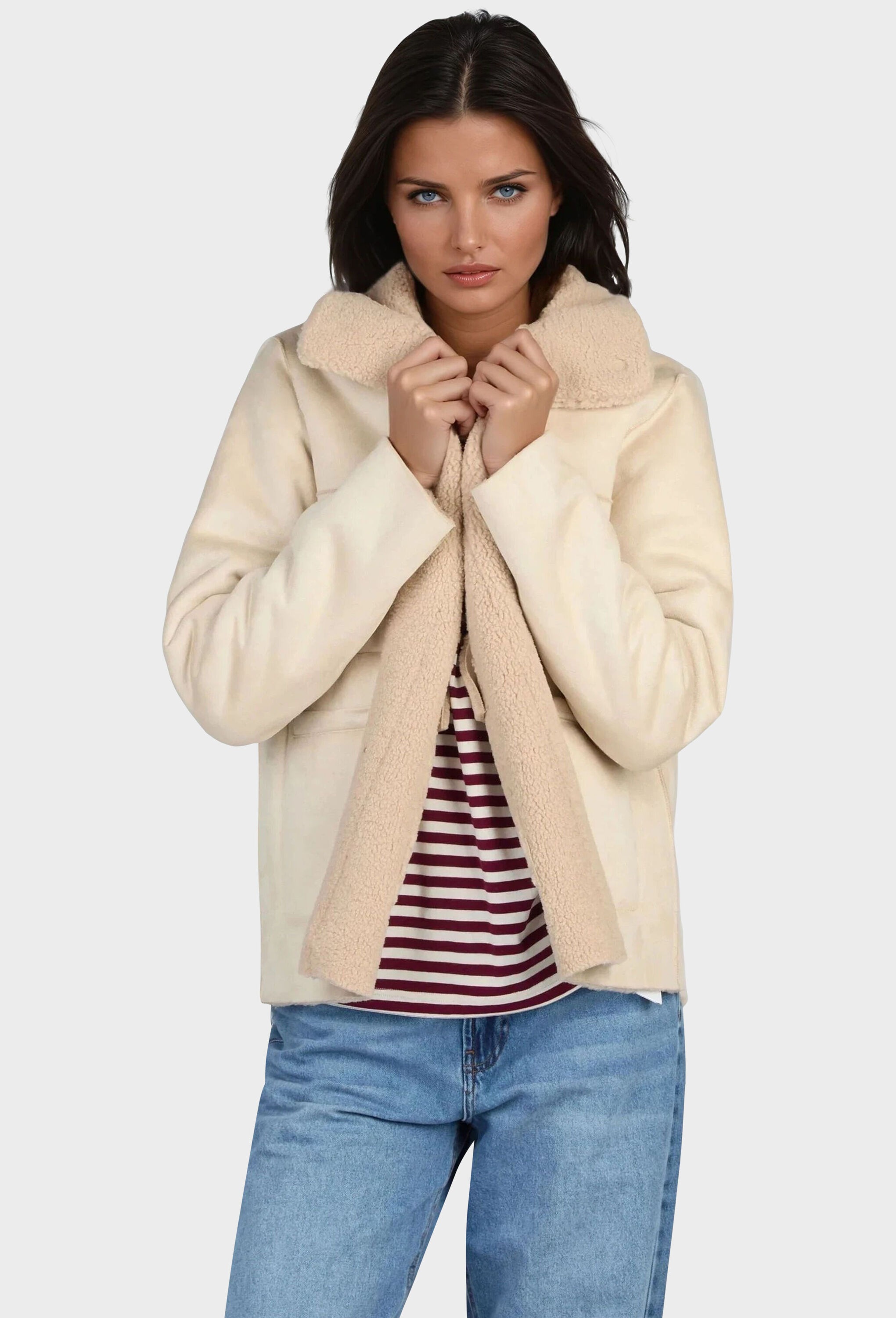 NAVIGAZIONE Winterjacke »NAVIGAZIONE Jacke« ohne Kapuze zum Wenden: mit  zwei schönen Seiten
