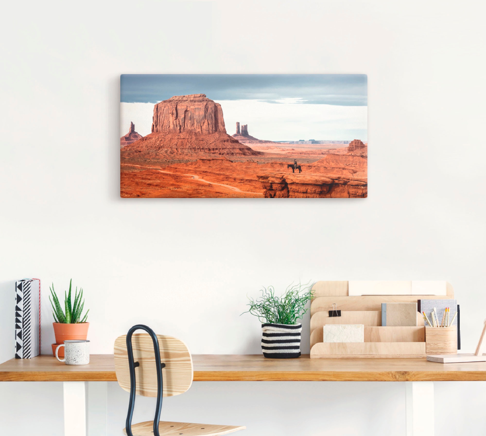 Artland Leinwandbild "Colorado - Utah Monument Valley" Amerika 1 Stk. tlg. günstig online kaufen