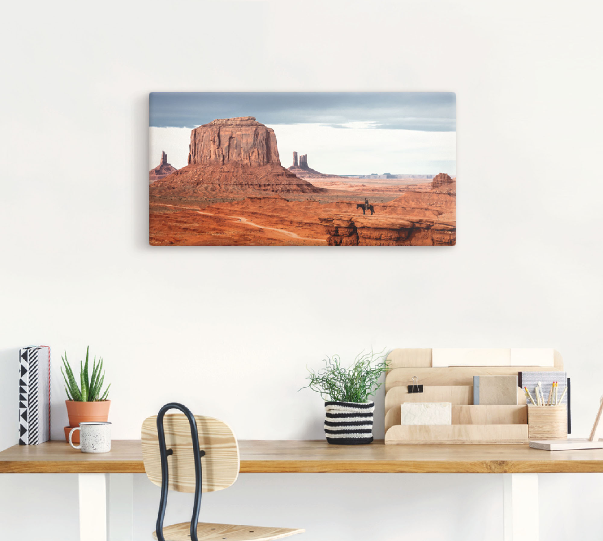 Thumbnail - Artland Wandbild "Colorado - Utah Monument Valley", Amerika, (1 St.), als Leinwandbild, Poster in verschied. Größen