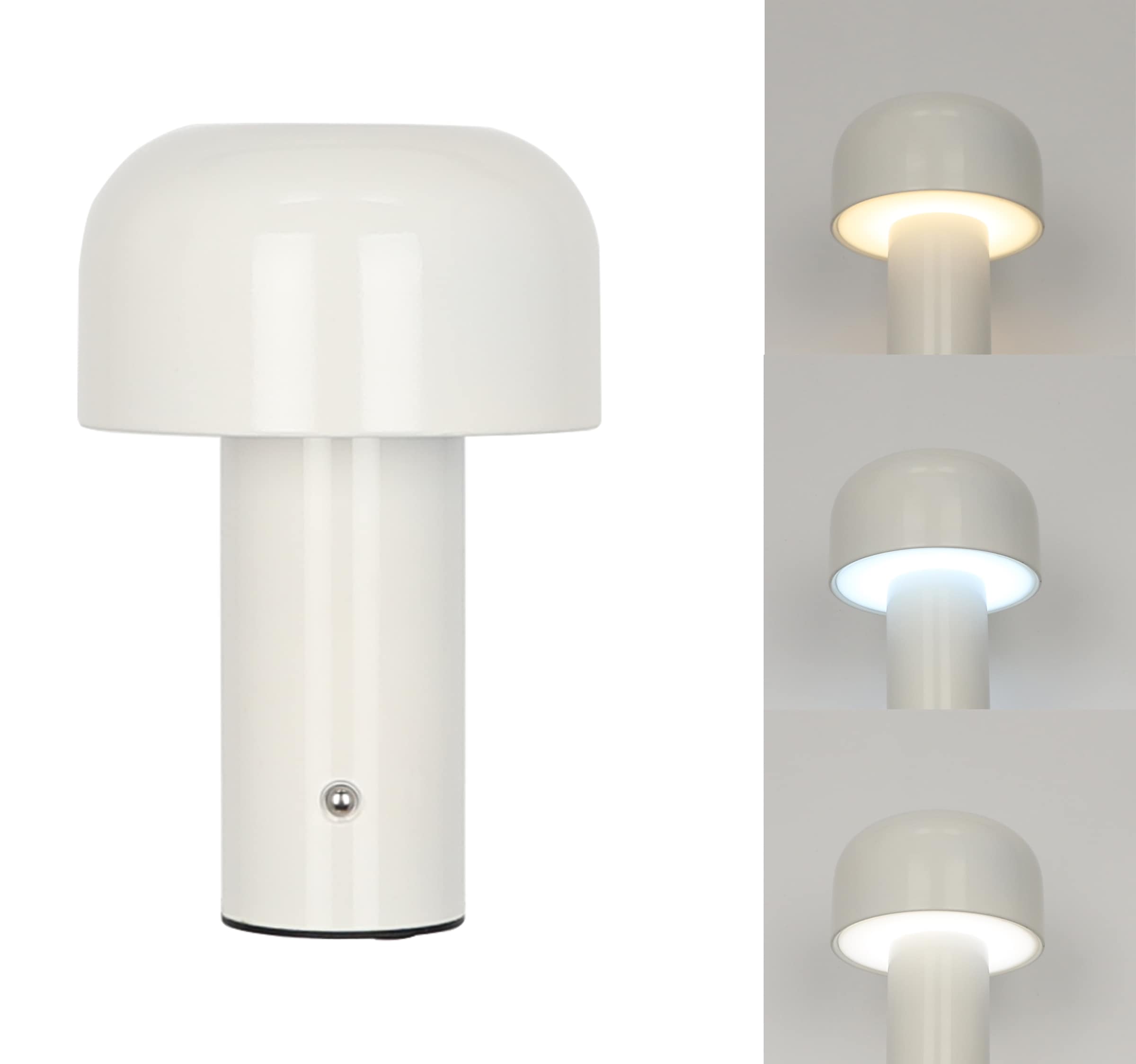 OTTO home LED Tischleuchte »Ronno« LED-Modul 1 Stk. warmweiß - kaltweiß LED, dimmbar, Farbwechsel, kabellos, USB-C, Akku