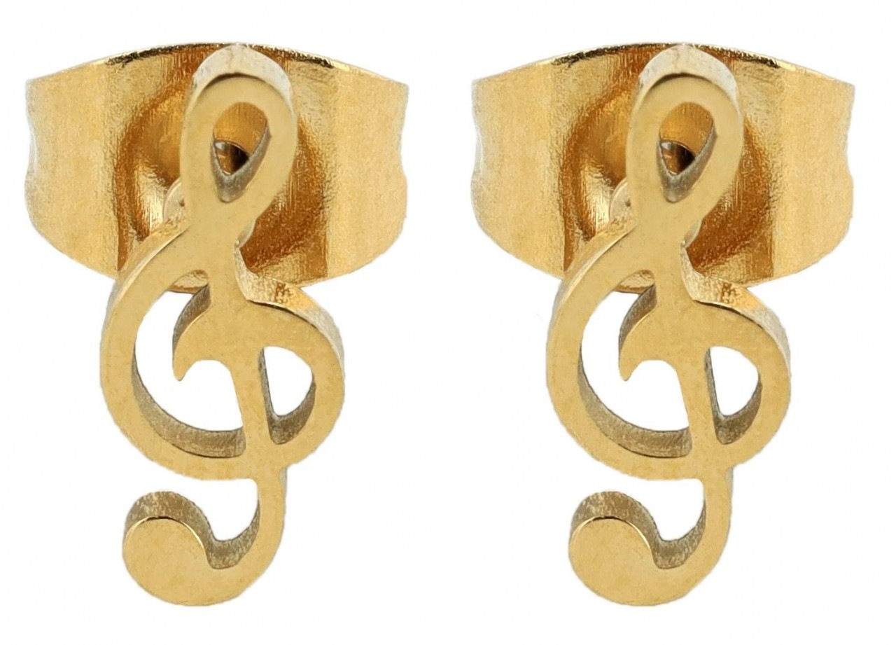 Adelia's Women Stainless Steel Stud Earrings Silver 2