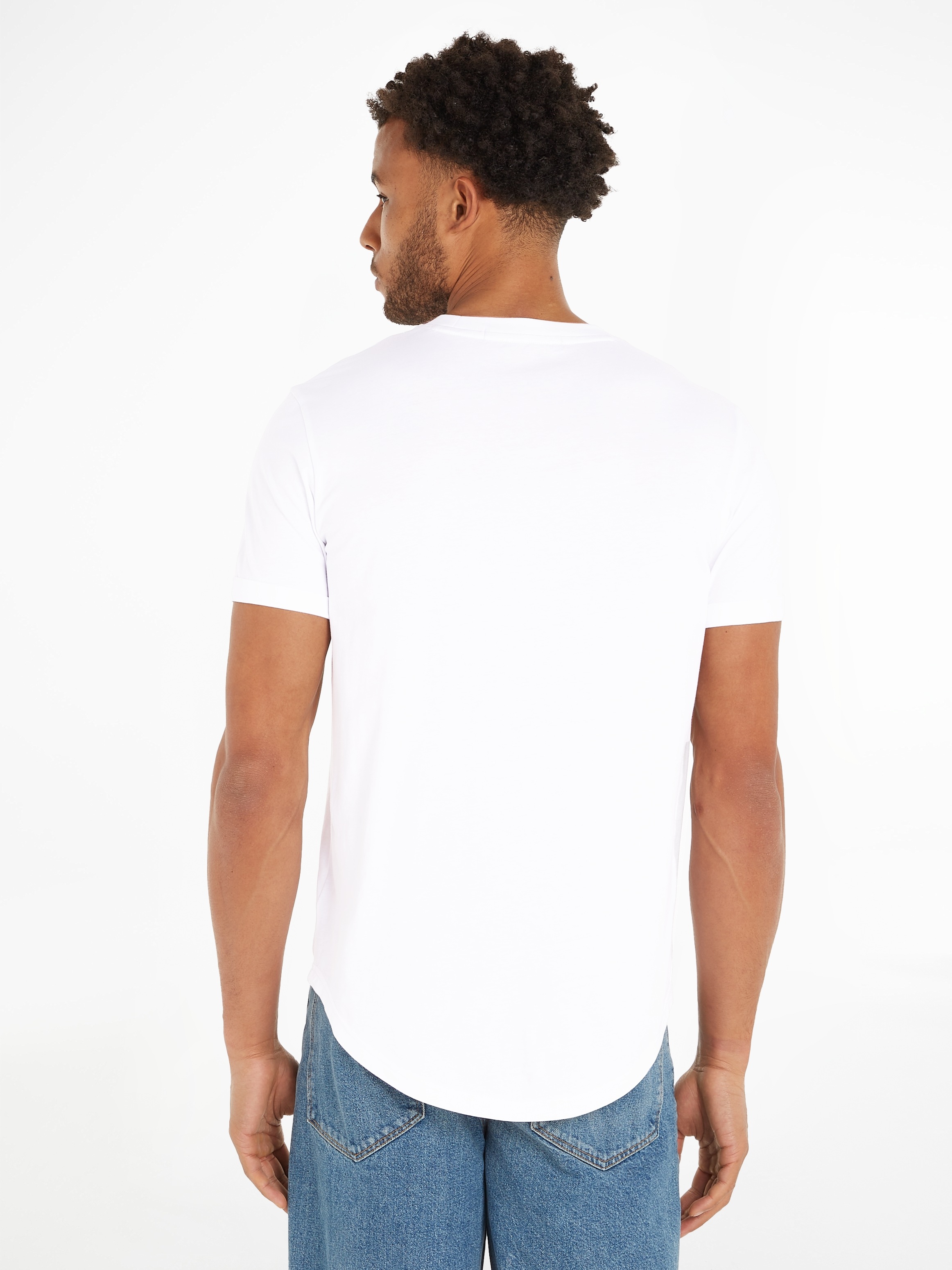 Calvin Klein Jeans T-Shirt "BADGE TURN UP SLEEVE", mit Logopatch günstig online kaufen