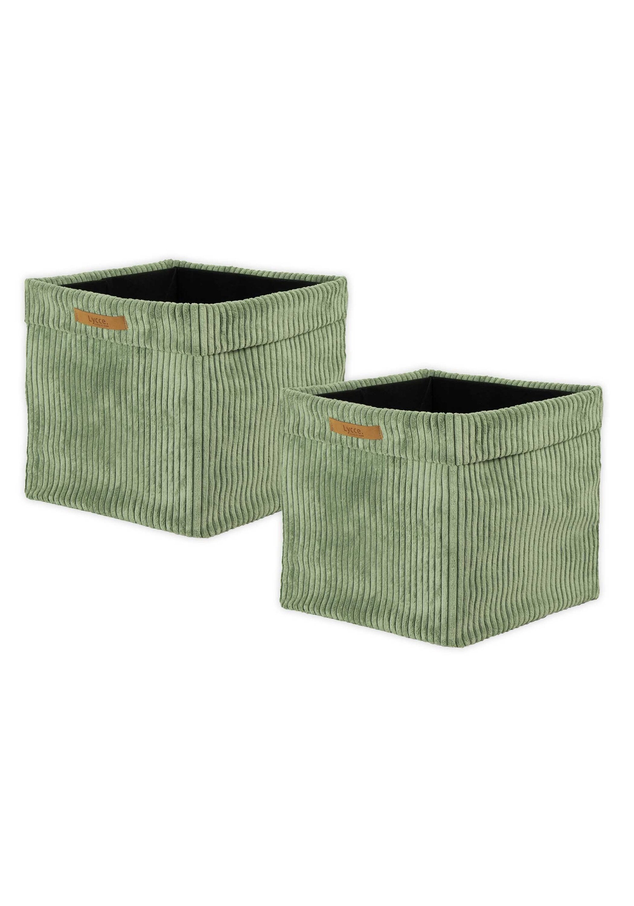 Lycce Aufbewahrungsbox "Aufbewahrungskorb Faltbare Aufbewahrungsbox Cord 2P 2er Pack"