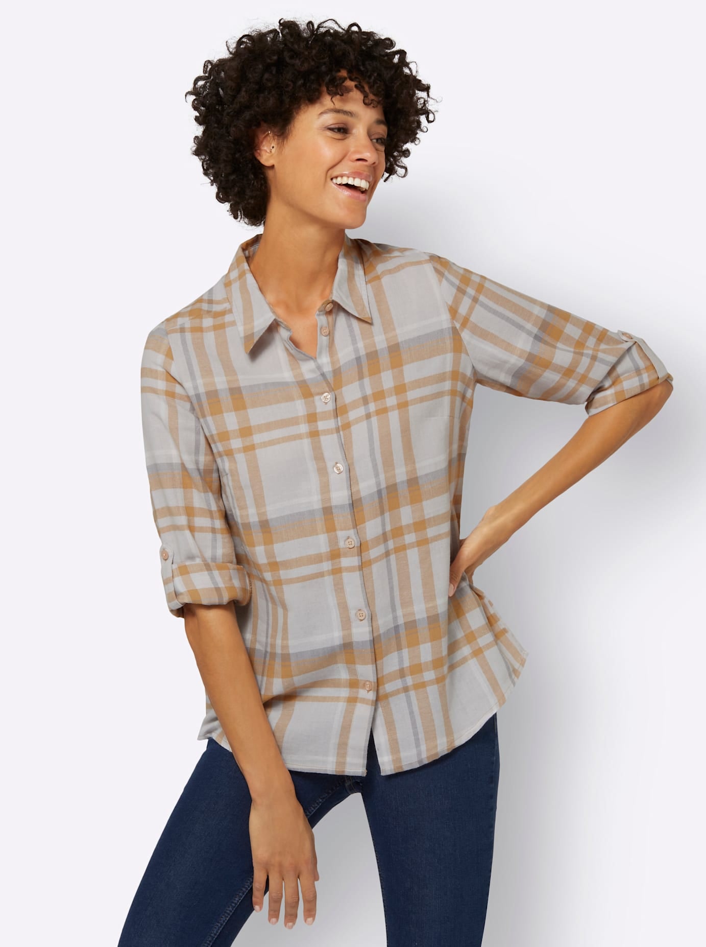 Casual Looks Flanellbluse günstig online kaufen