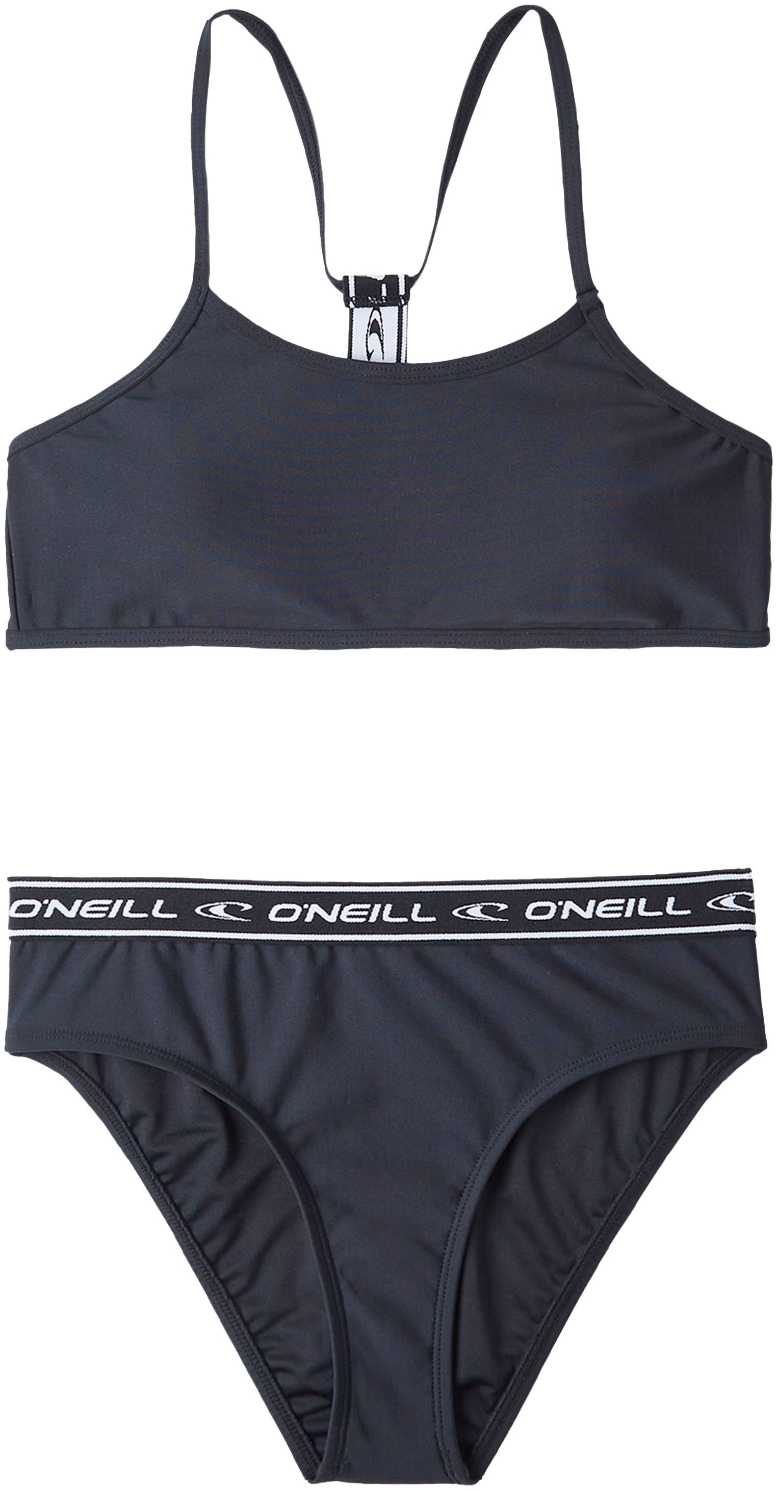 O'Neill Bustier-Bikini »SPORTCLUB ACTIVE BIKINI«, (Set, 2 St.), mit  elastischem Bund und Logoschriftzug | BAUR