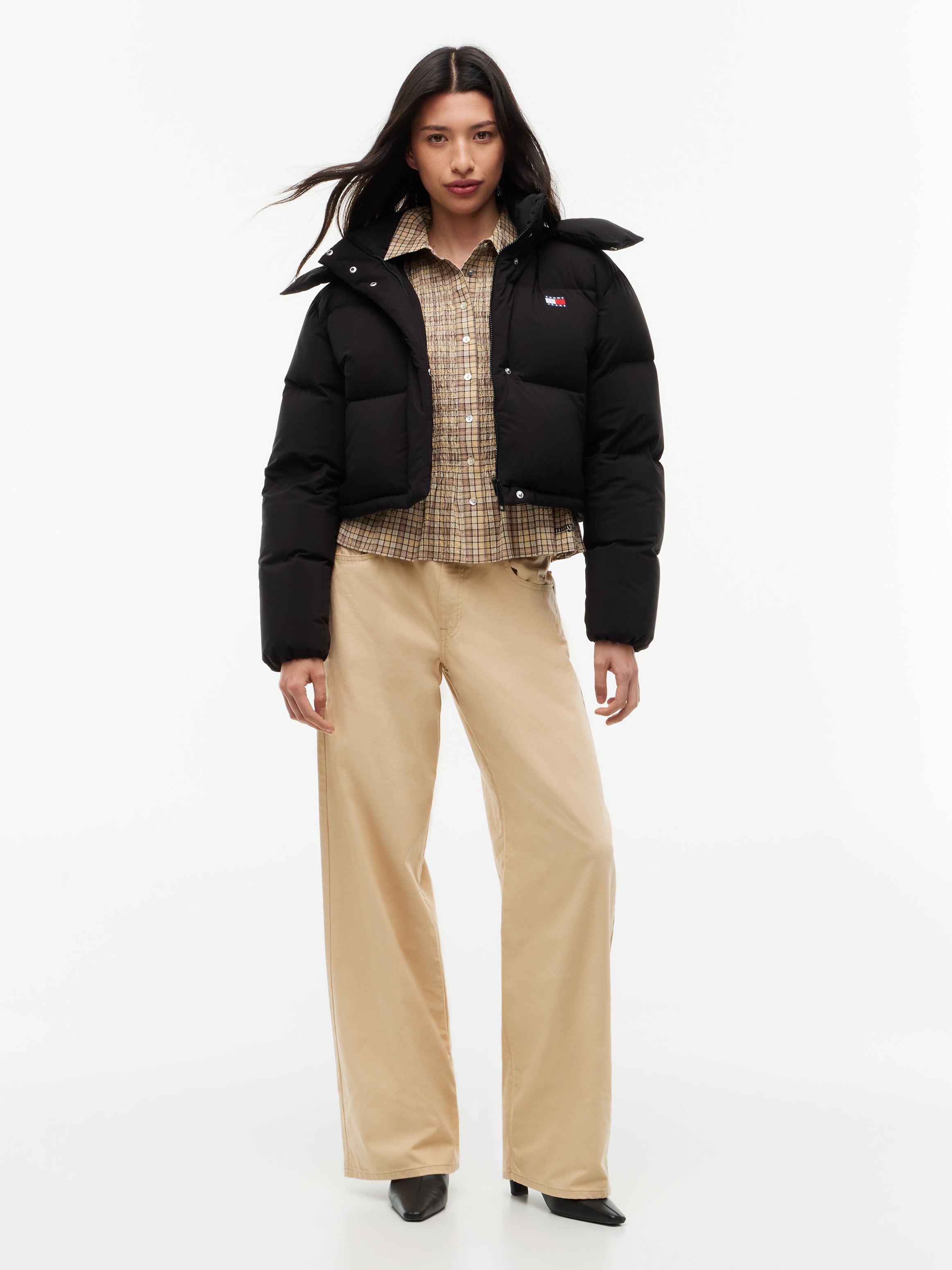 Tommy Jeans Steppjacke »TJW CRP ALASKA PUFFER EXT« mit Kapuze Kunstfaser