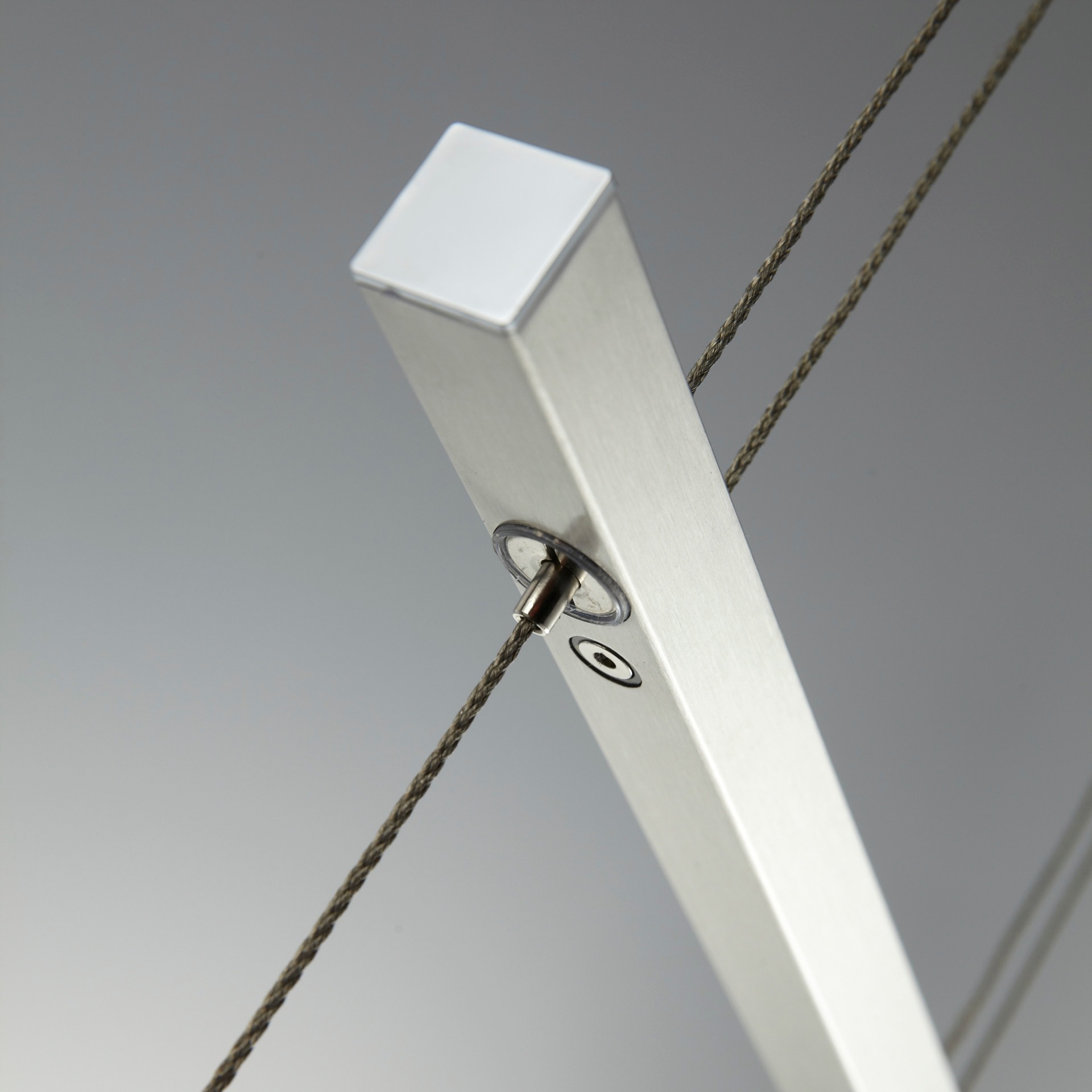 B.K.Licht Pendelleuchte, 1 x LED-Platine 20 Watt, 1.600lm, 3.000K, dimmbar, stufenlos höhenverstellbar von 950-1750 mm