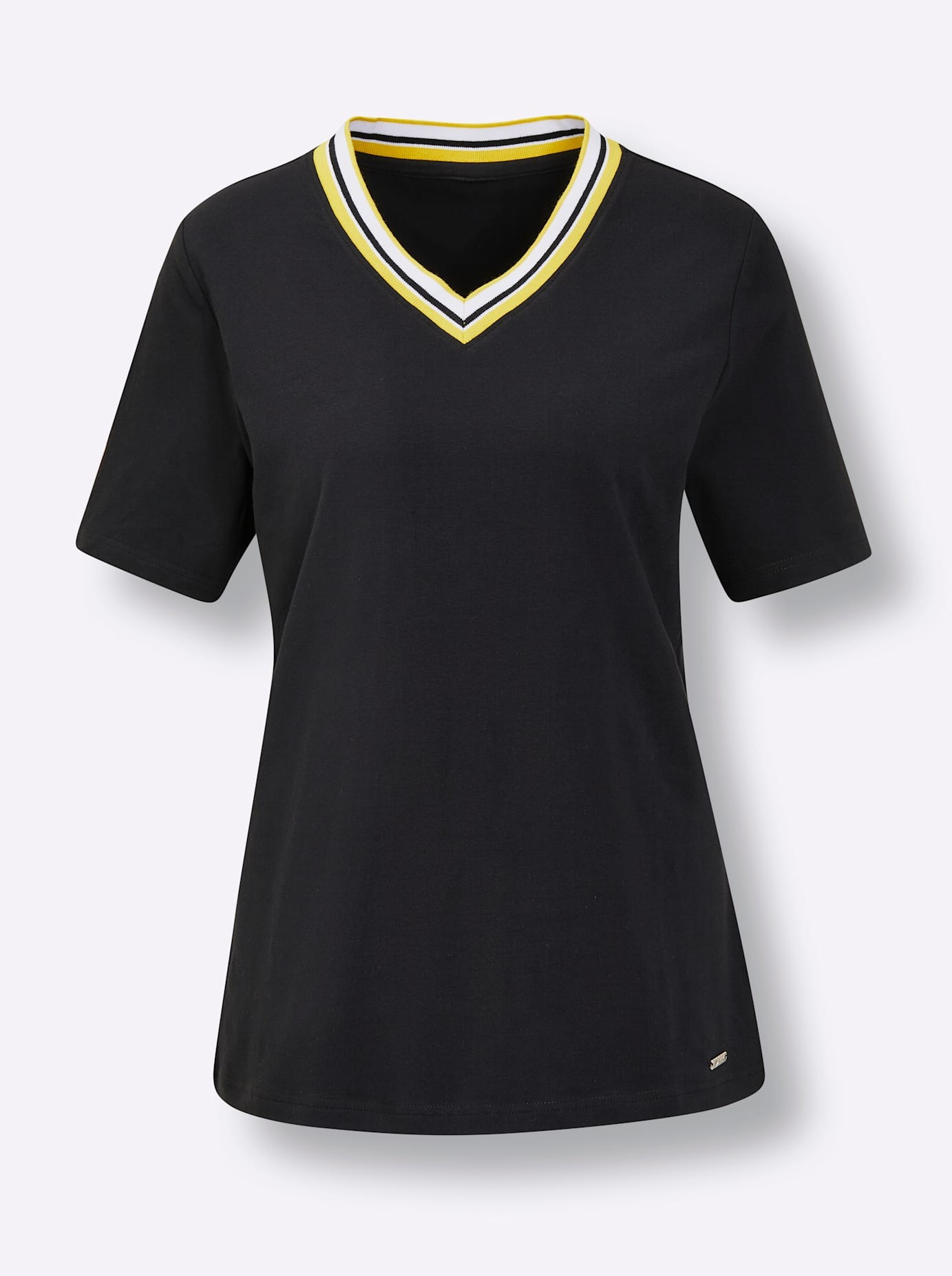 Feel Good Shirt Women's Short Sleeve Black Size 40/42 4
