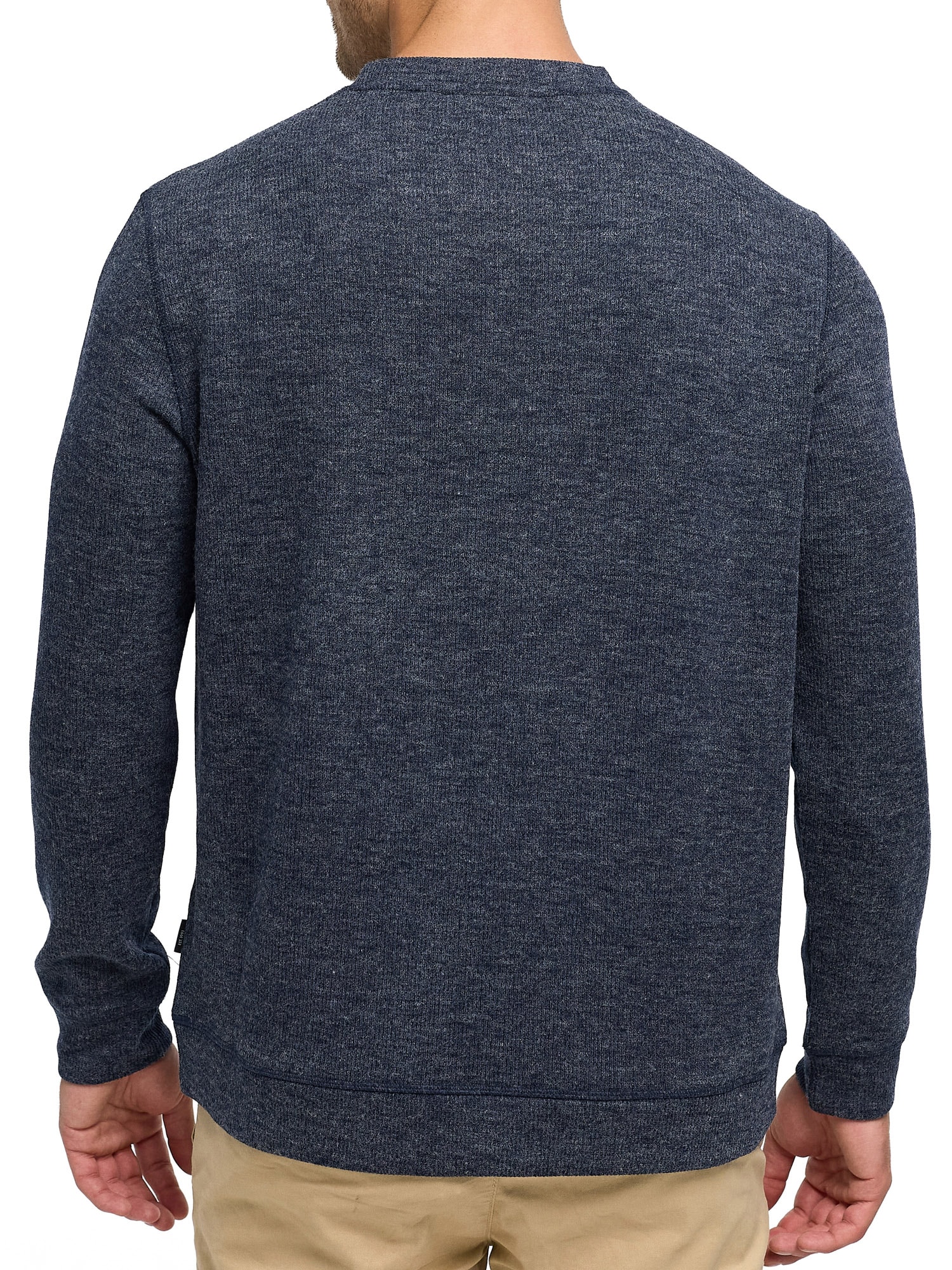 Indicode Sweatshirt »INDorburn O-Neck«, Materialmix, regular fit
