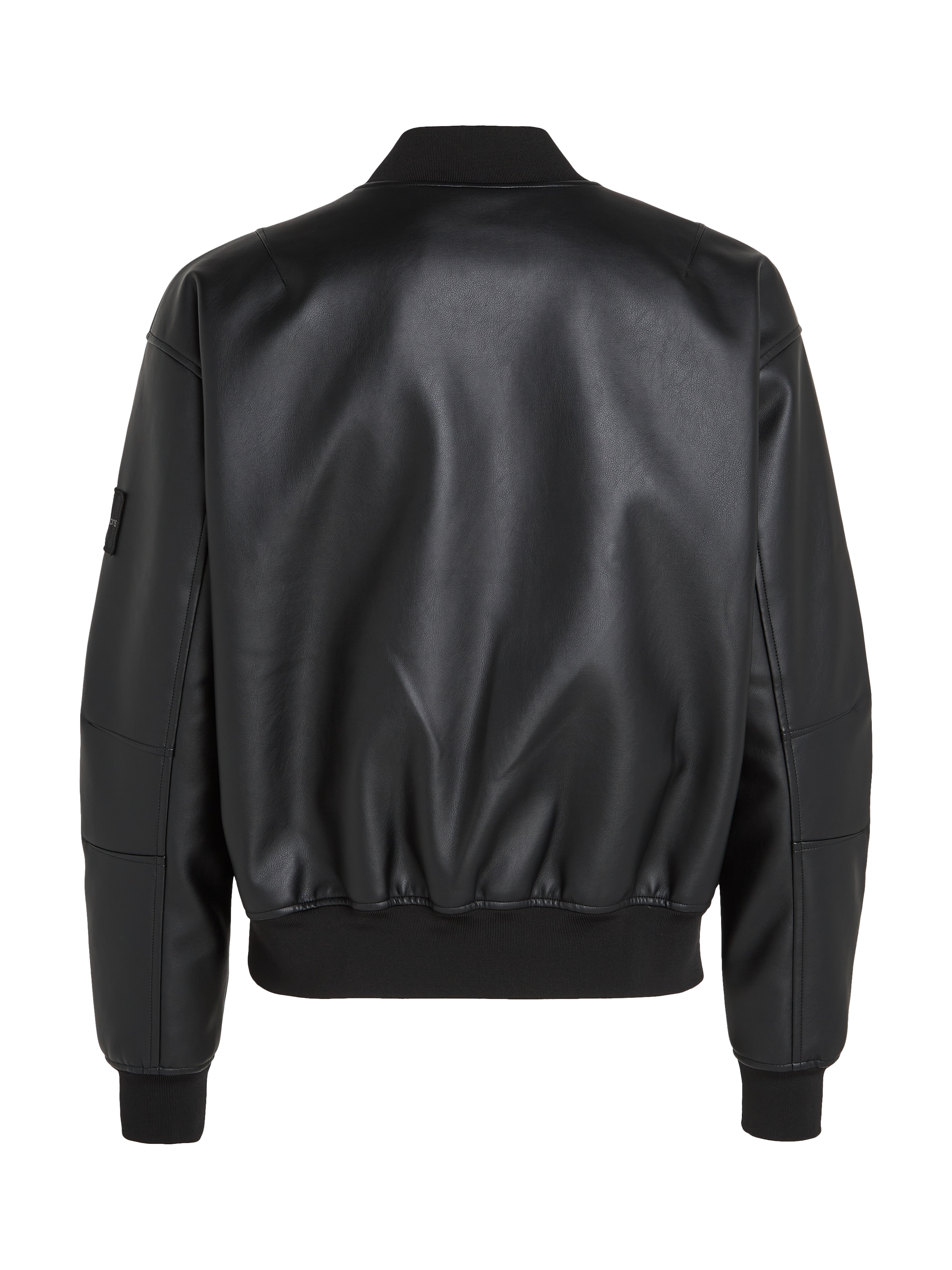 Calvin Klein Jeans Collegejacke »FAUX LEATHER BOMBER«, in Lederoptik