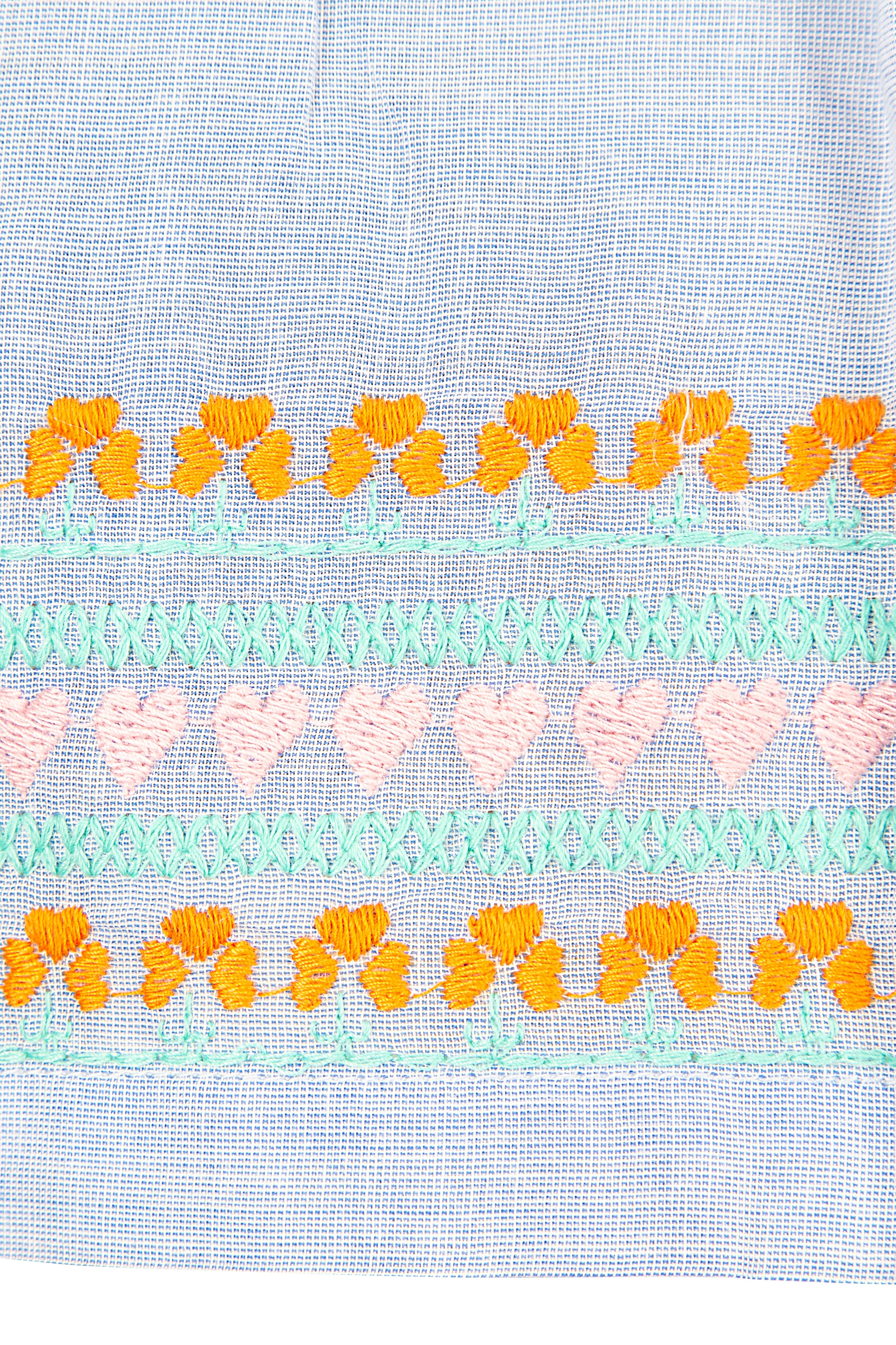 Thumbnail - happy girls Sommerkleid mit wunderschönem Frontmotiv und hochwertiger Stickerei am Saum