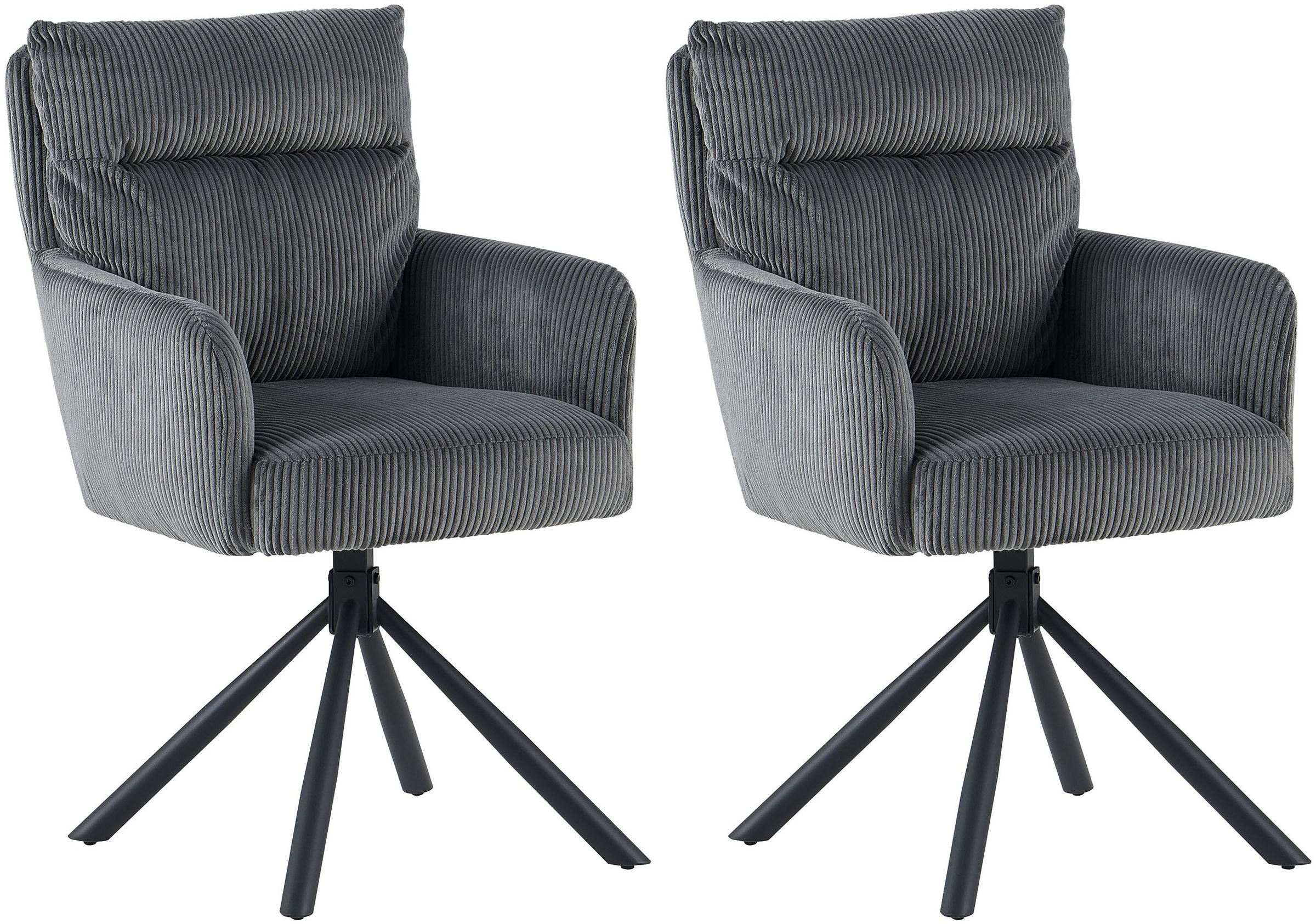 OTTO home Esszimmerstuhl "Justin" (Set) 2 Stk.gemütlicher Sessel mit Tasche günstig online kaufen