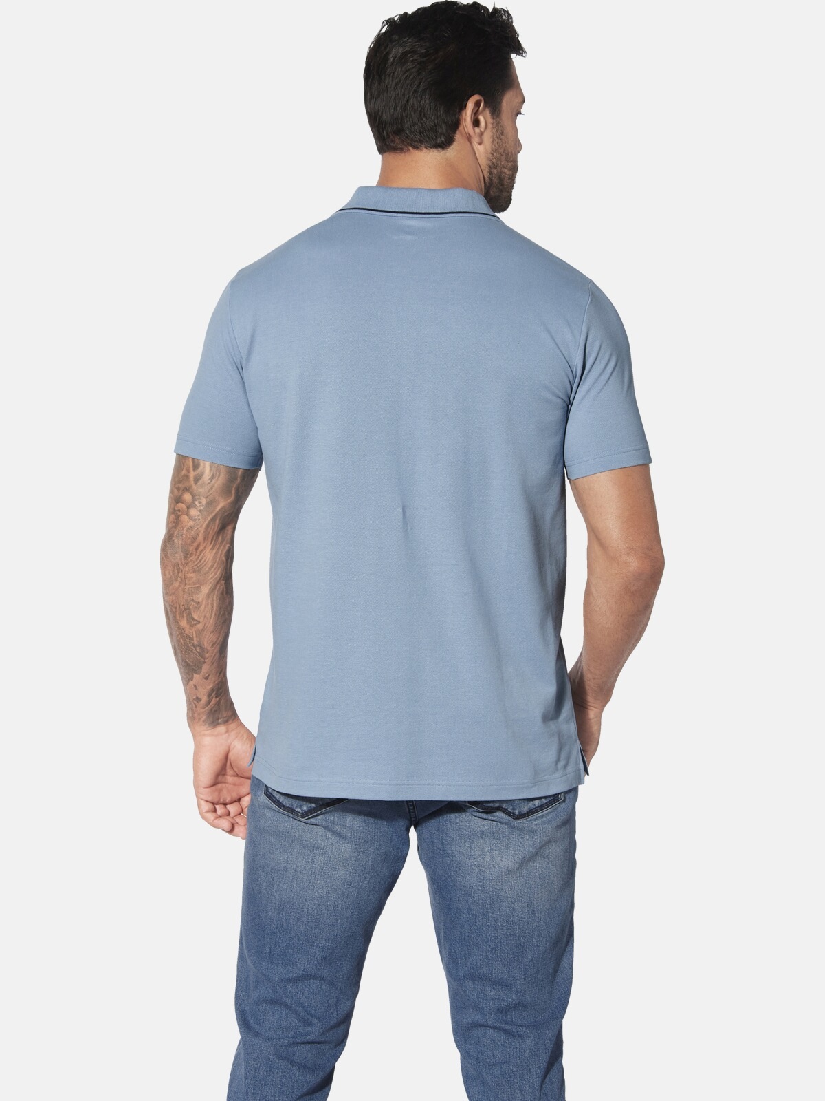 Jan Vanderstorm Poloshirt »Poloshirt FJODOR«, (1 tlg.), mit nordischem Aufdruck