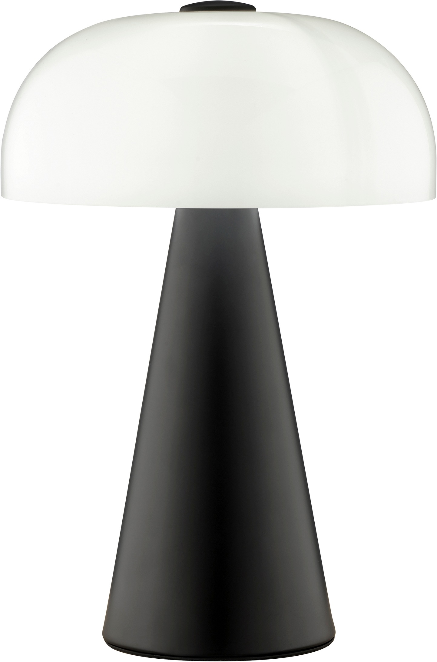 Brilliant Tischleuchte »Crescent« E14 1 Stk. Pilz Tischleuchte, 35 cm, Ø 24 cm, E14, Schalter am Kabel, schwarz