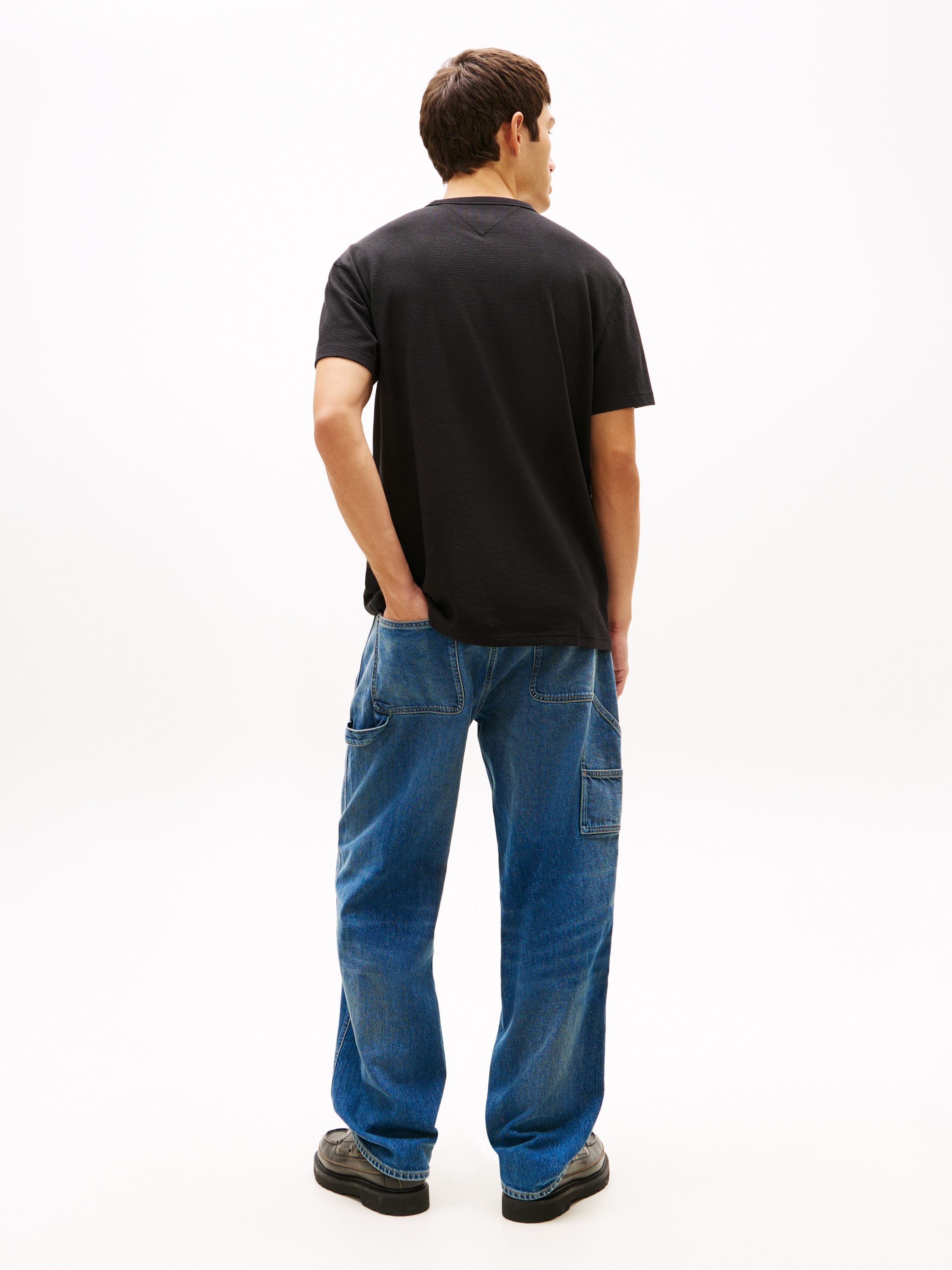 Tommy Jeans T-Shirt »TJM REGULAR WAFFLE« Regular fit mit Rundhalsausschnitt