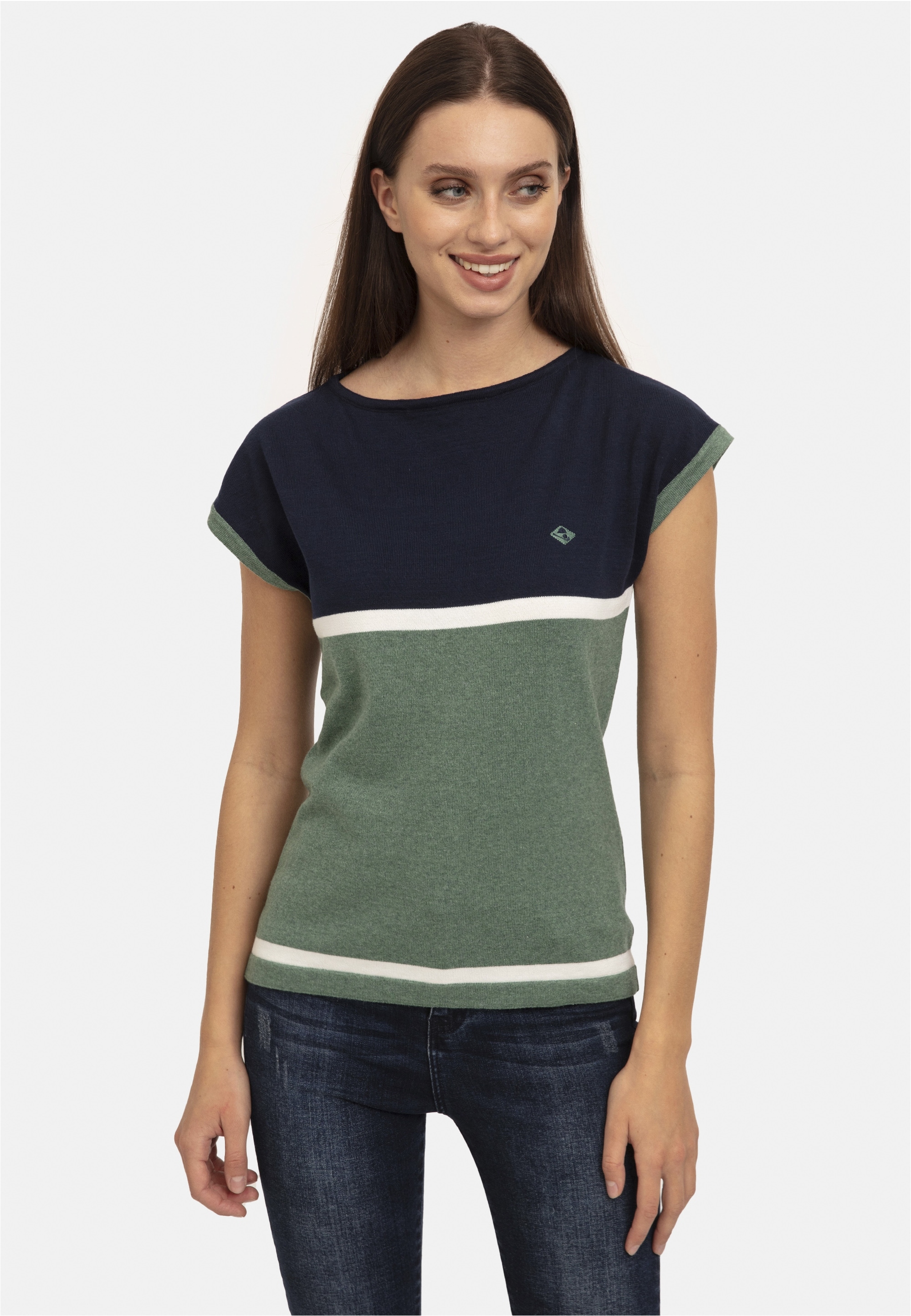 SIR RAYMOND TAILOR T-Shirt "Thaiss" 1 Stk. tlg. mit klassischem Rundhalsaus günstig online kaufen