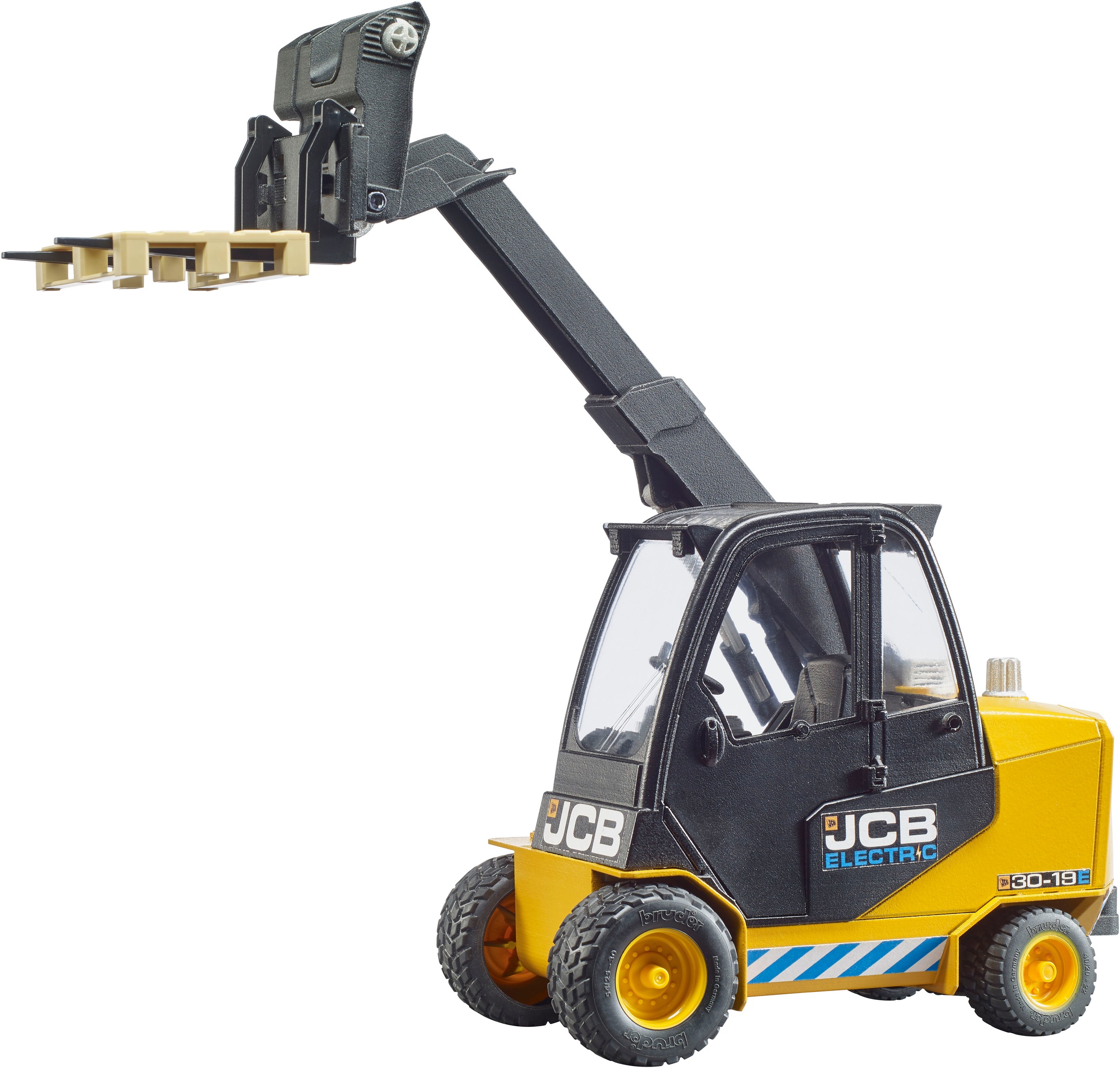 Bruder® Spielzeug-Radlader »JCB Teletruk mit Palette (02512)«, Made in Europe