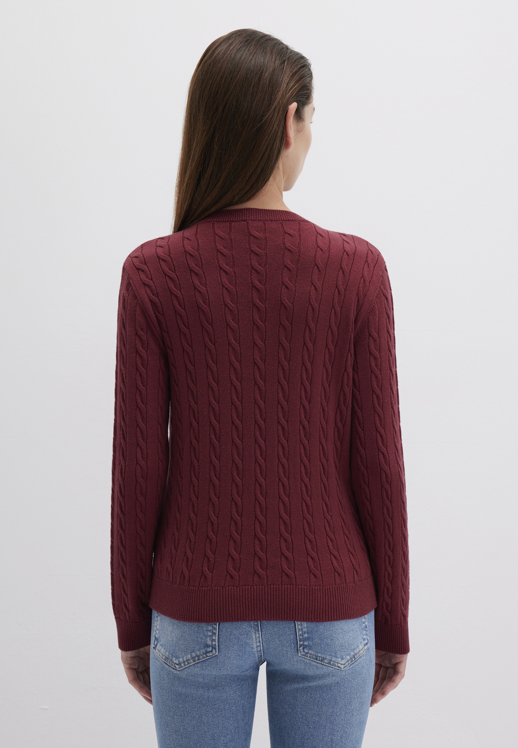 Mavi Langarmshirt »V-NECK SWEATER«, Pullover Feinstrick