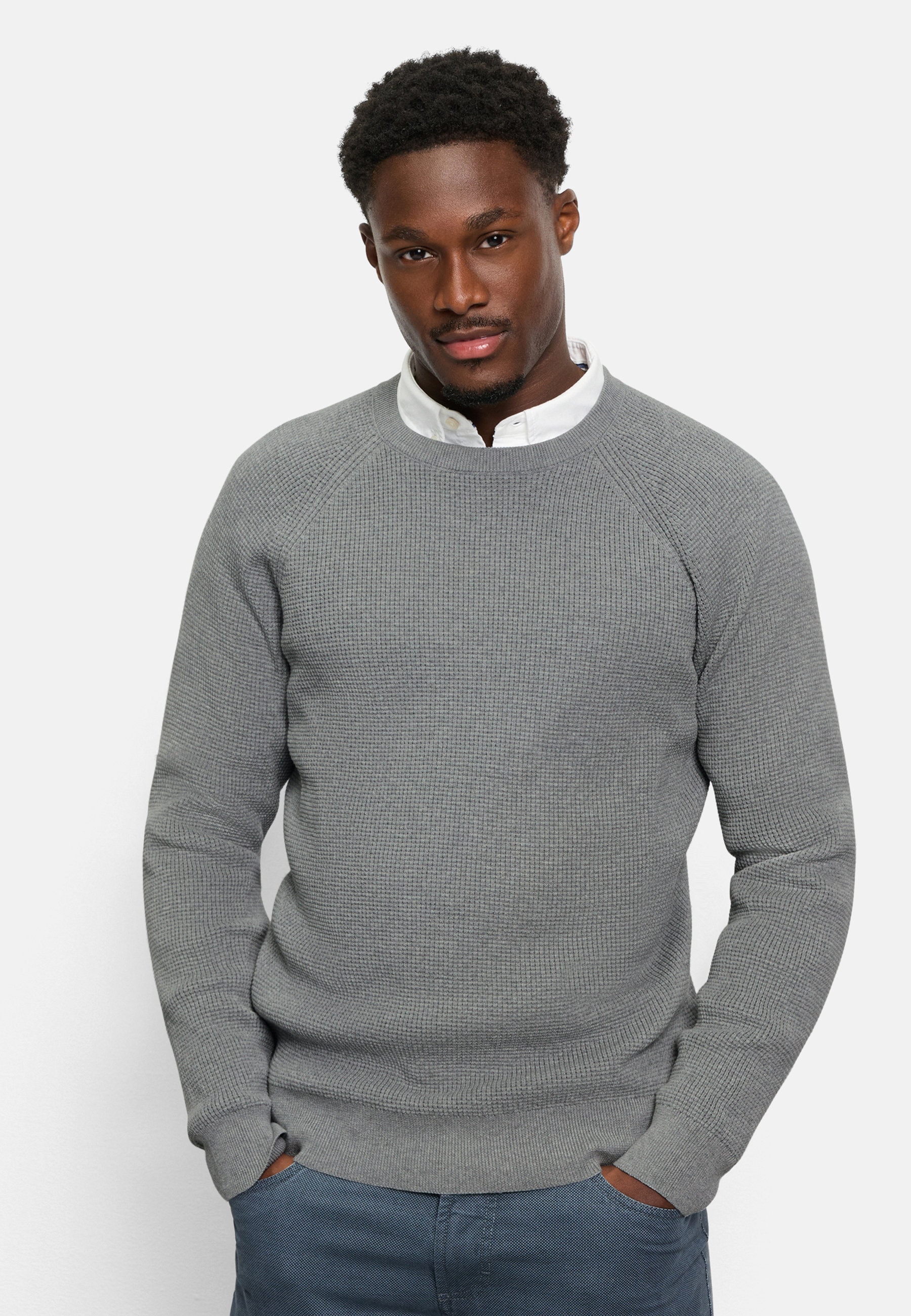 OLYMP Strickpullover "OLYMP Casual Strick" günstig online kaufen