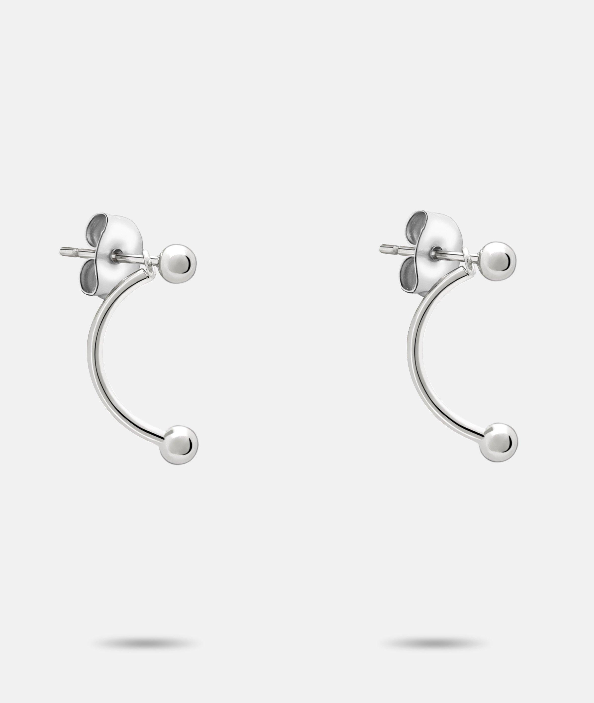 Liebeskind Berlin Paar Creolen »Schmuck Geschenk Edelstahl Ohrringe The Berlin Style«, Einhänger abnehmbar
