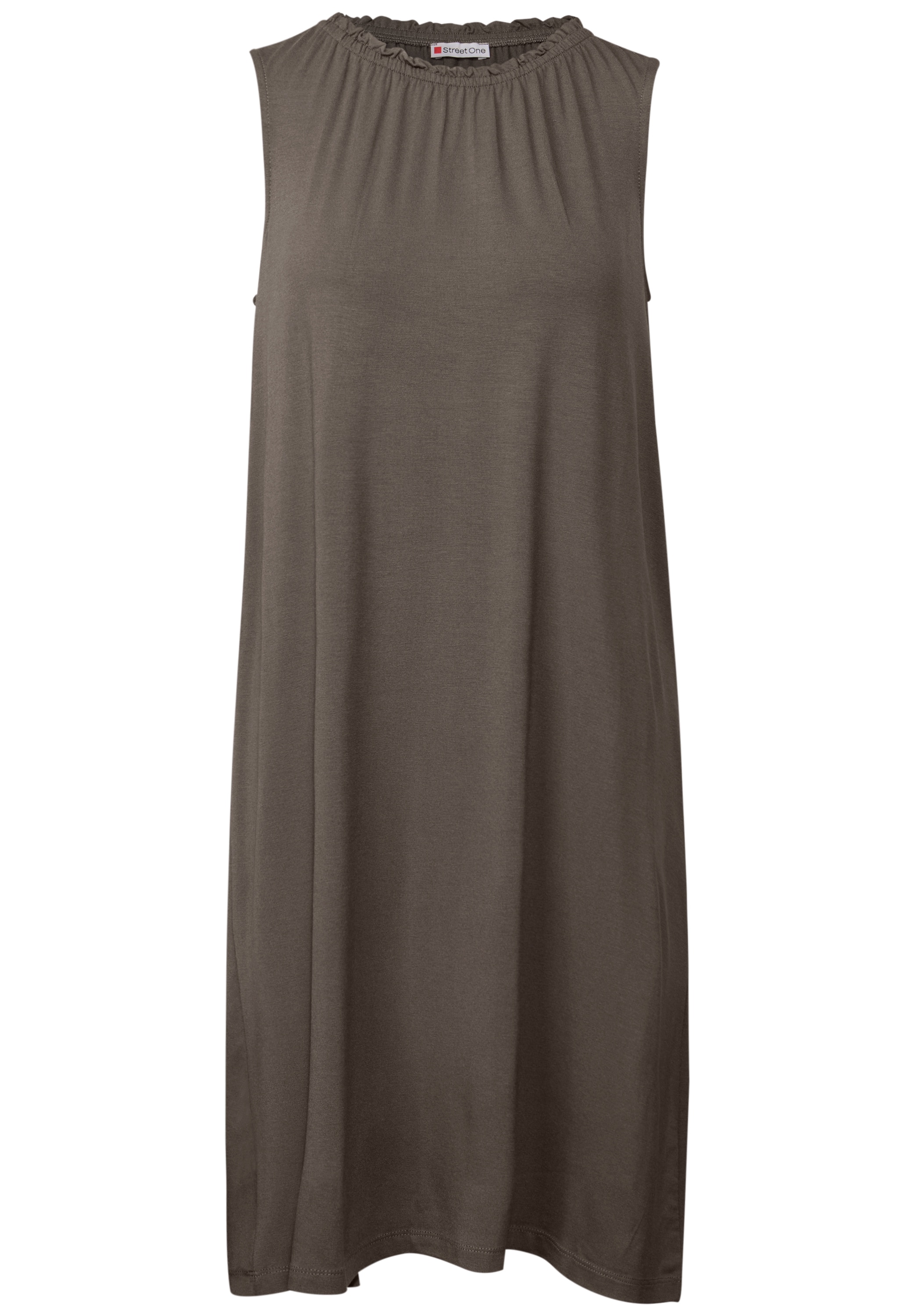 STREET ONE Jerseykleid, mit Raffung