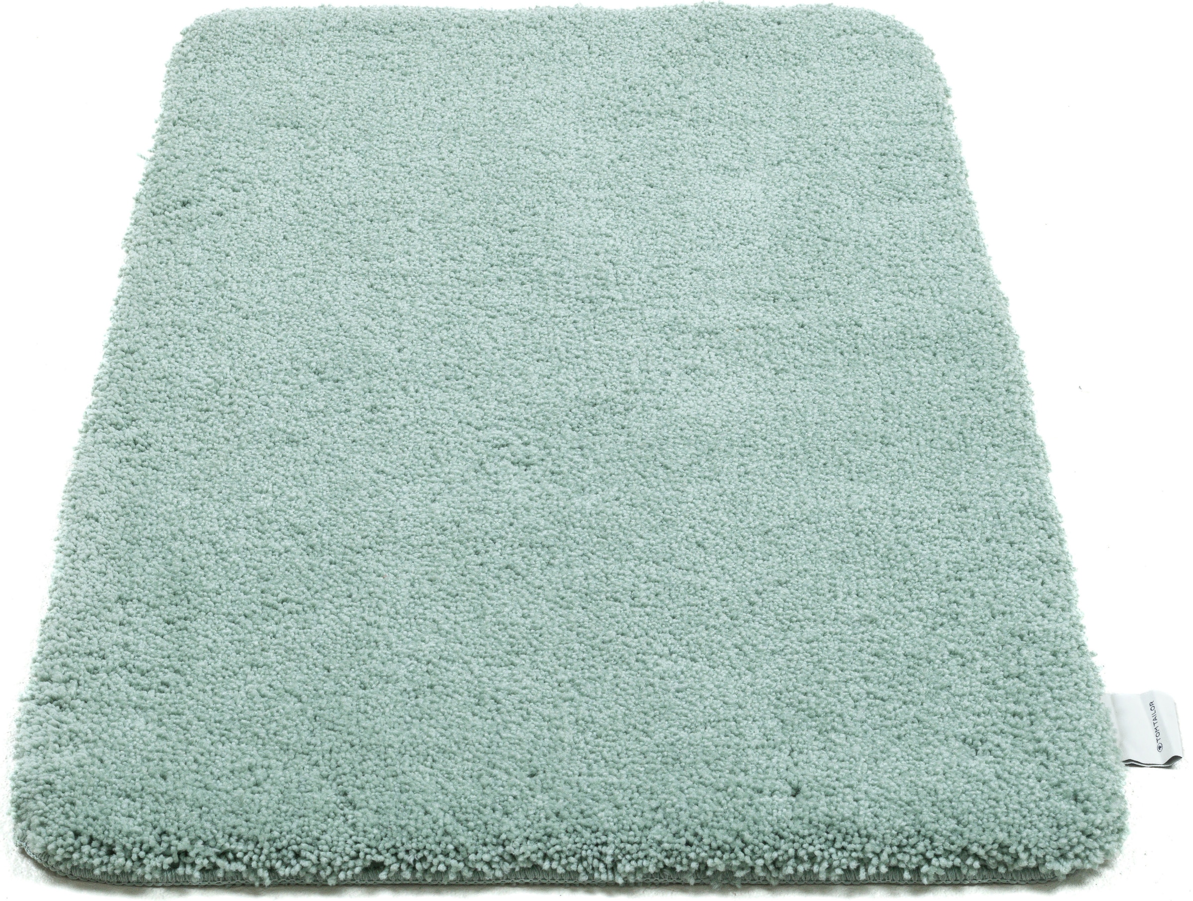 TOM TAILOR HOME Badematte "Cozy Bath UNI, Badvorleger, Badezimmer Teppich" Höhe 27 mm rutschhemmend beschichtet fußbodenheizungsgeeignet Badteppich, Uni Farben, rechteckig, in rund & oval erhältlich