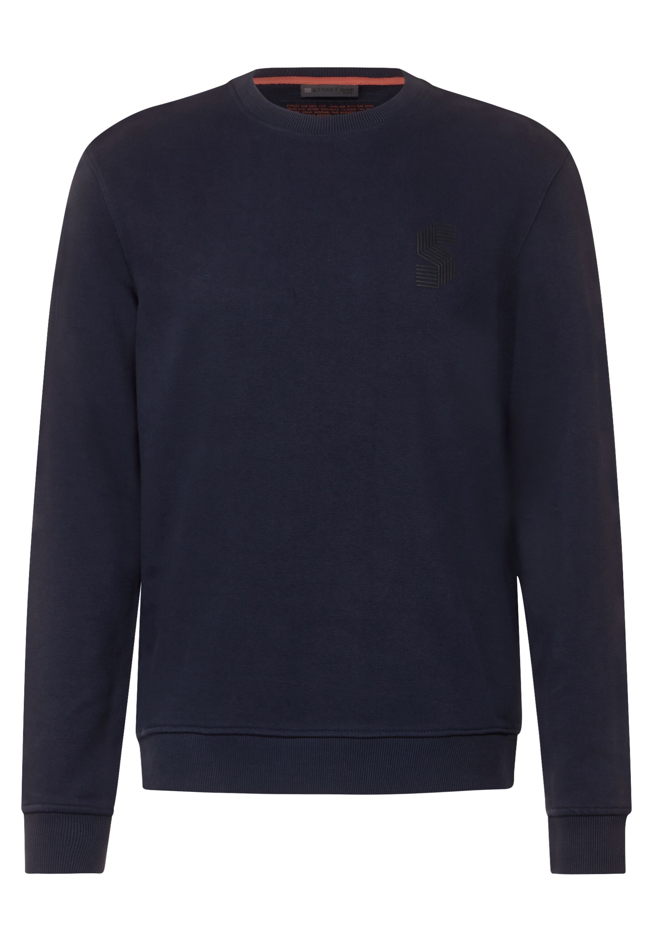 STREET ONE MEN Sweatshirt, mit Rundhalsausschnitt