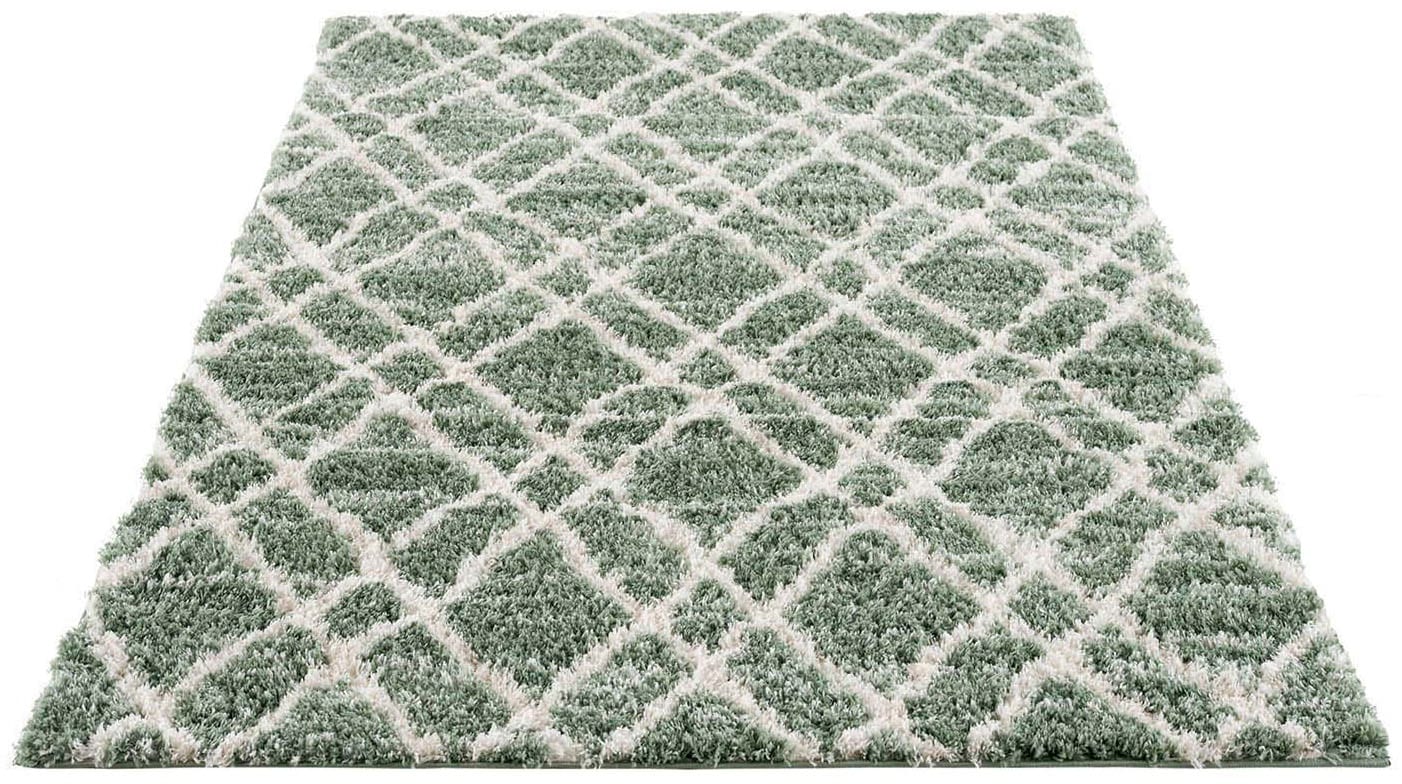 Carpet City Hochflor-Teppich "Pulpy 540" rechteckig 30 mm Höhe besonders we günstig online kaufen