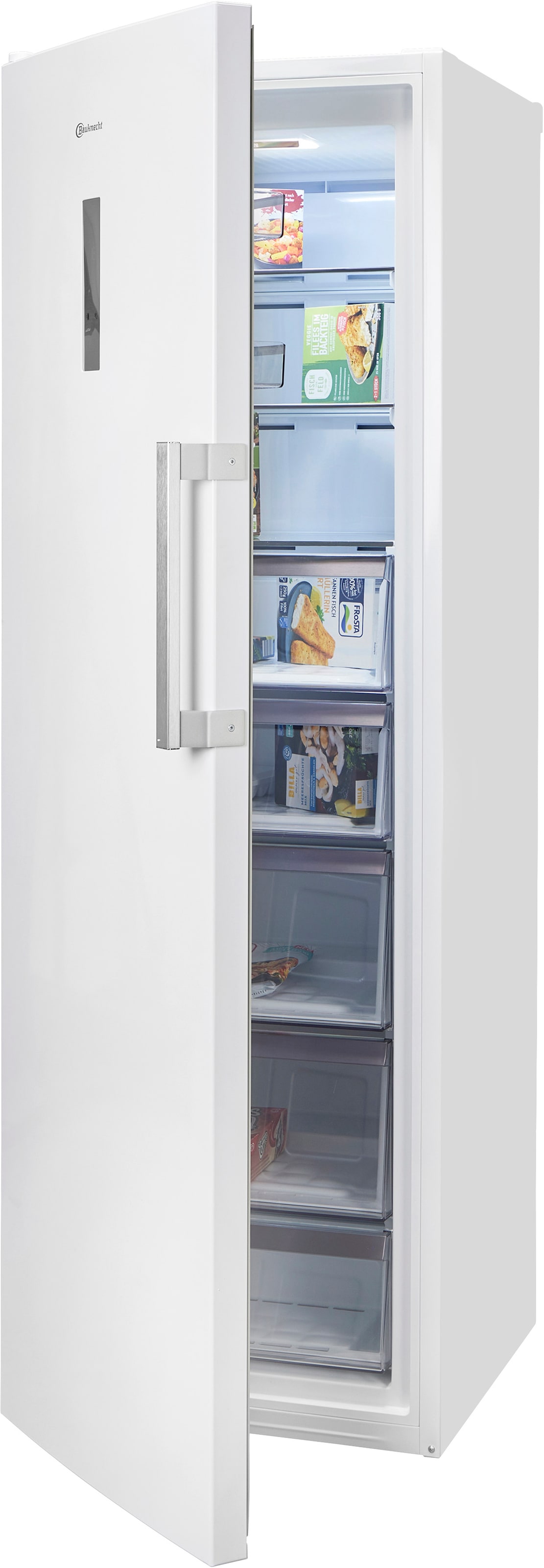 BAUKNECHT Gefrierschrank NoFrost »GKN W18660C« 186,5 cm hoch 59,7 cm breit No Frost - nie wieder abtauen