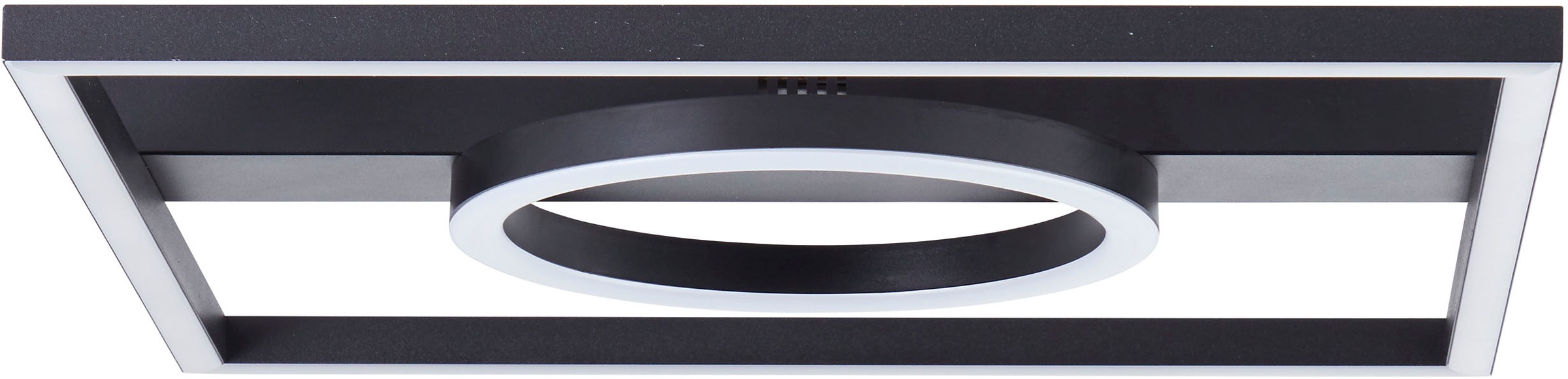 BreLight LED Deckenleuchte »Maureen«, 40 x 40 cm, 2700 lm, 3000 K warmweiß, Metall, schwarz