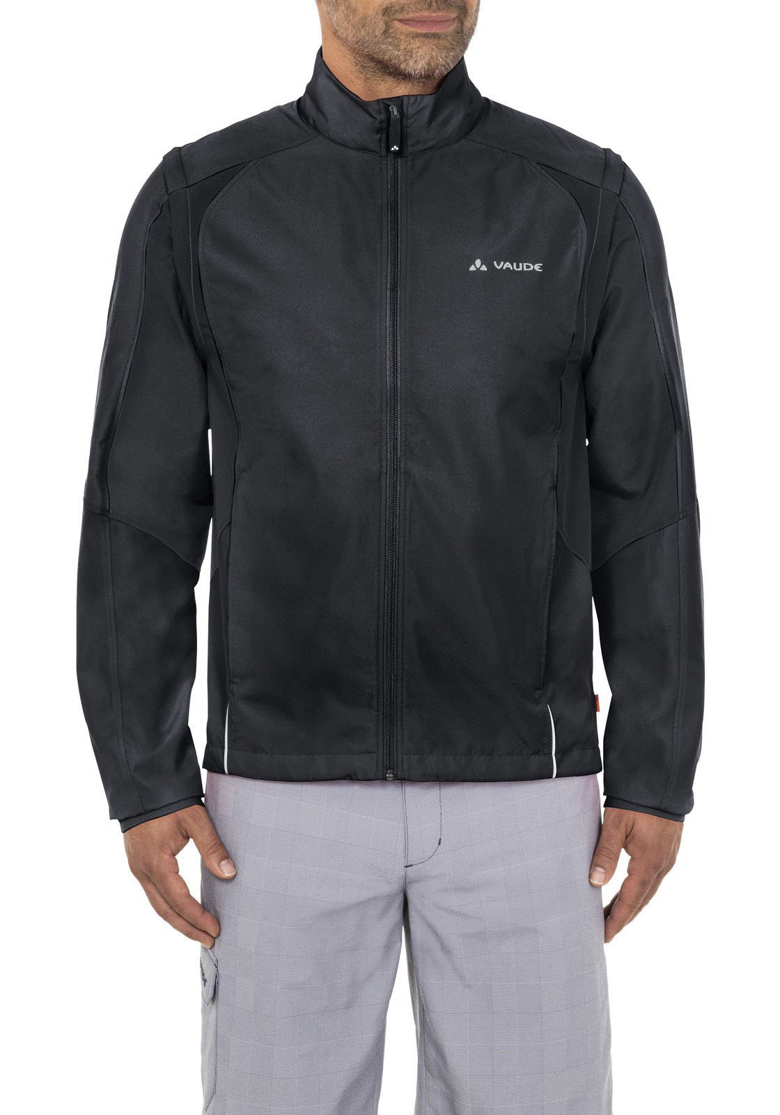 VAUDE 1100000002199 "Mens Dundee Classic ZO Jacket" ohne Kapuze für Radsport und Outdoor-Aktivitäten, winddicht, wasserabweisend