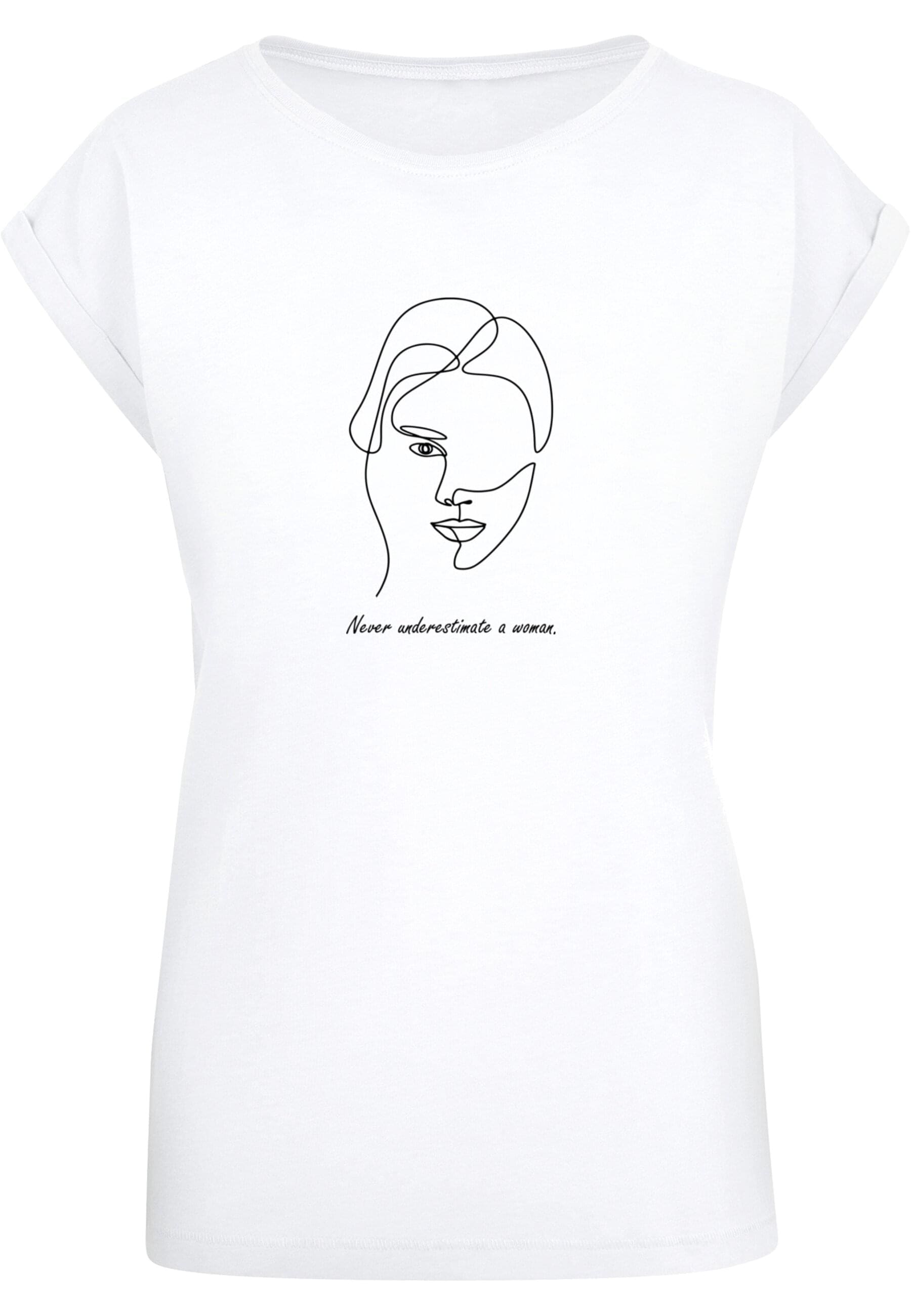 Merchcode T-Shirt "Merchcode Damen Ladies WD - Woman Figure Extended Should günstig online kaufen