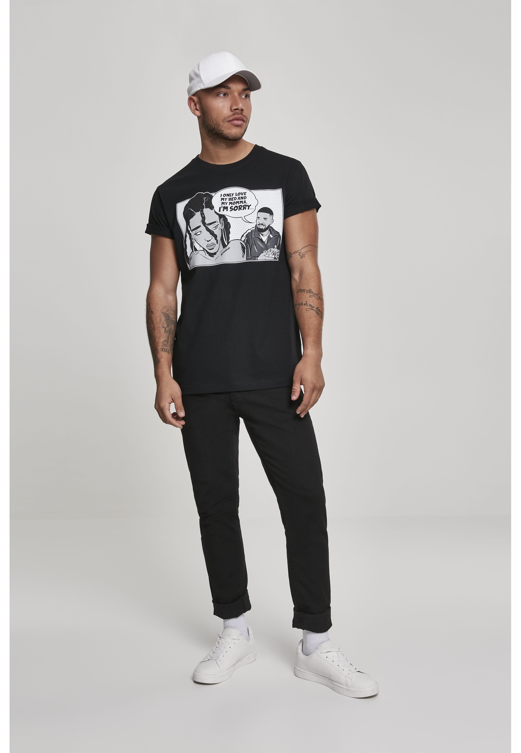 MisterTee T-Shirt »MisterTee Herren Sorry Tee« 1 Stk.