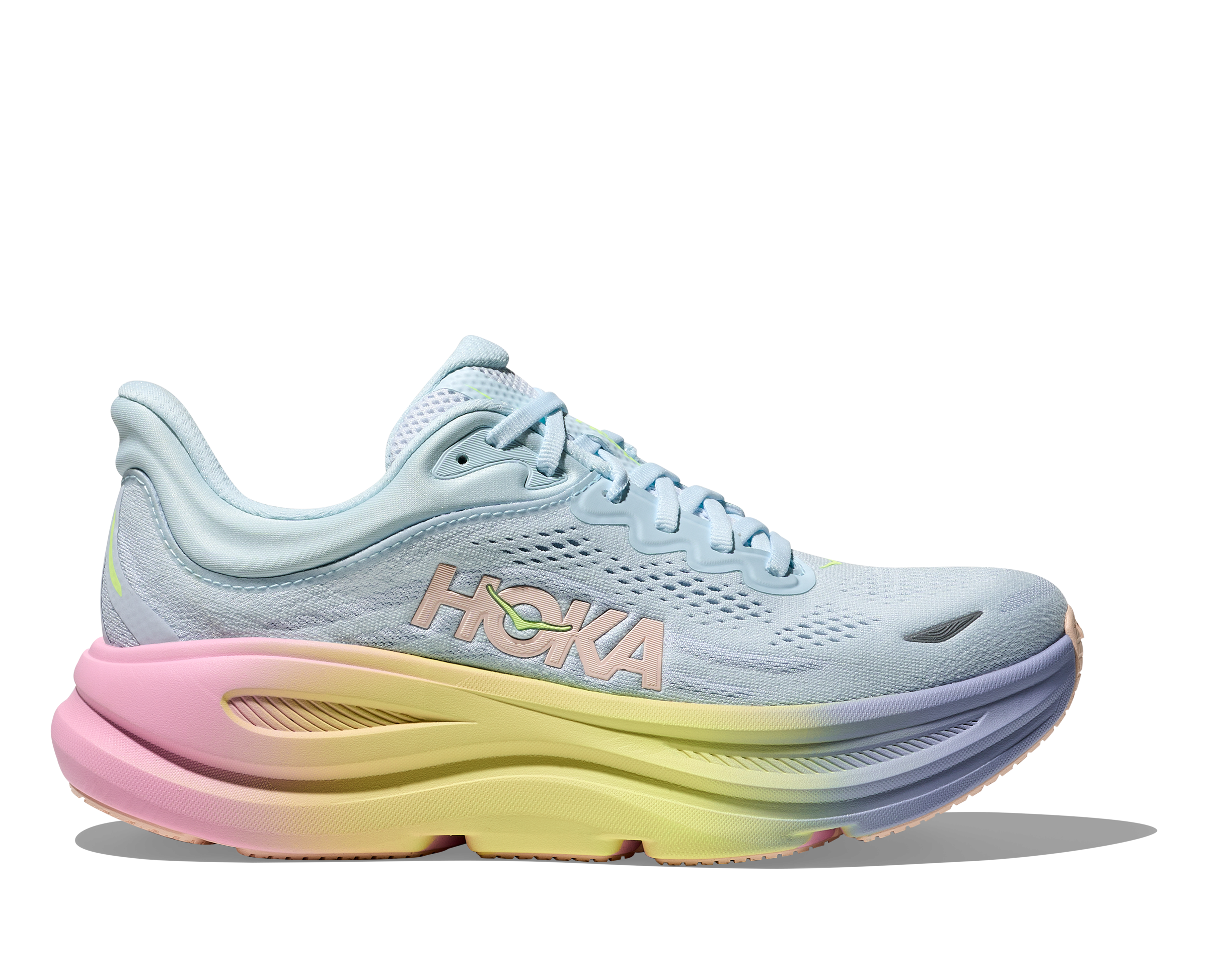 Hoka One One Laufschuh »BONDI 9«  atmungsaktives Mesh-Obermaterial, Laufsohle aus Gummi und EVA