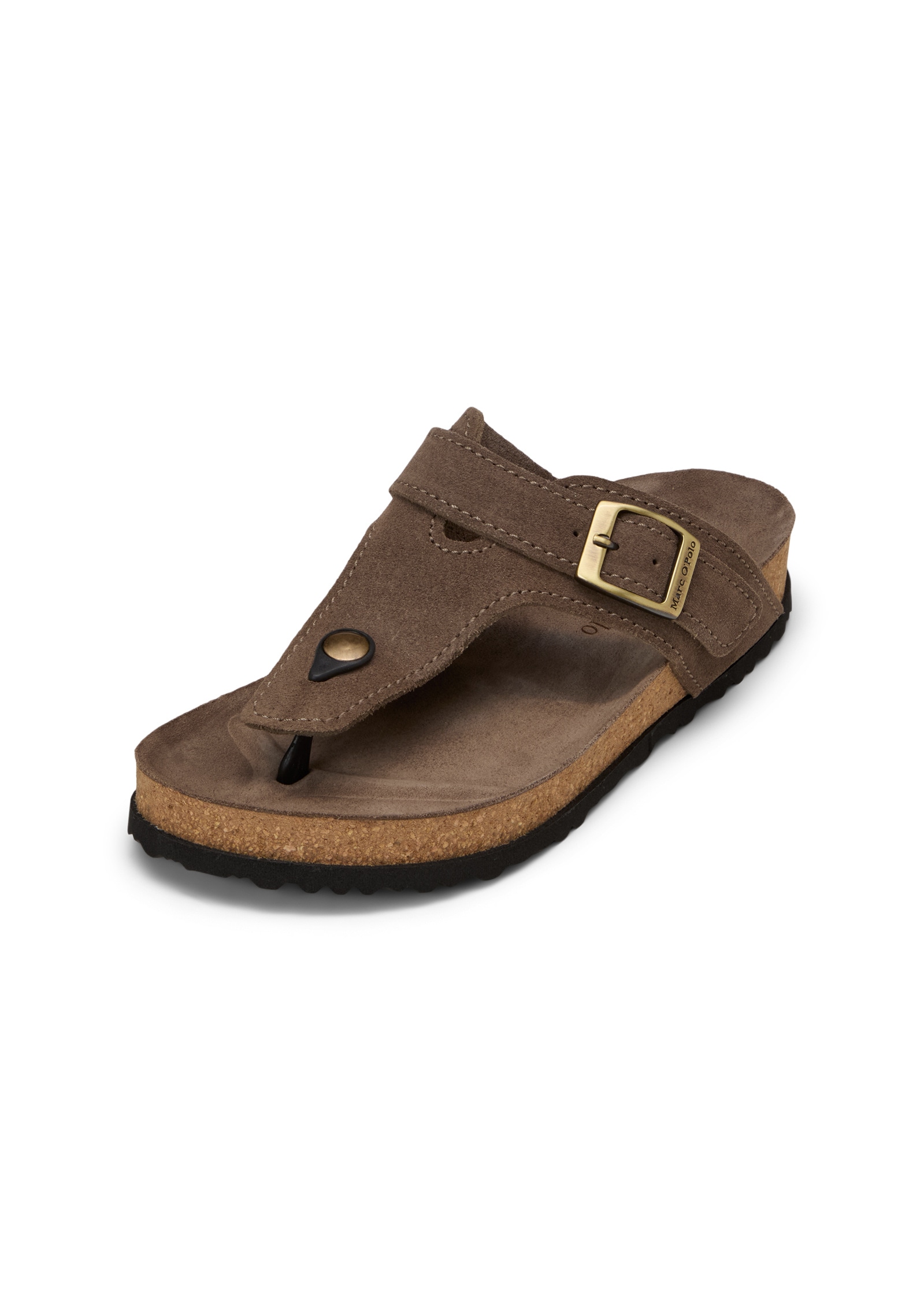 Marc OPolo Sandale "aus weichem Veloursleder"