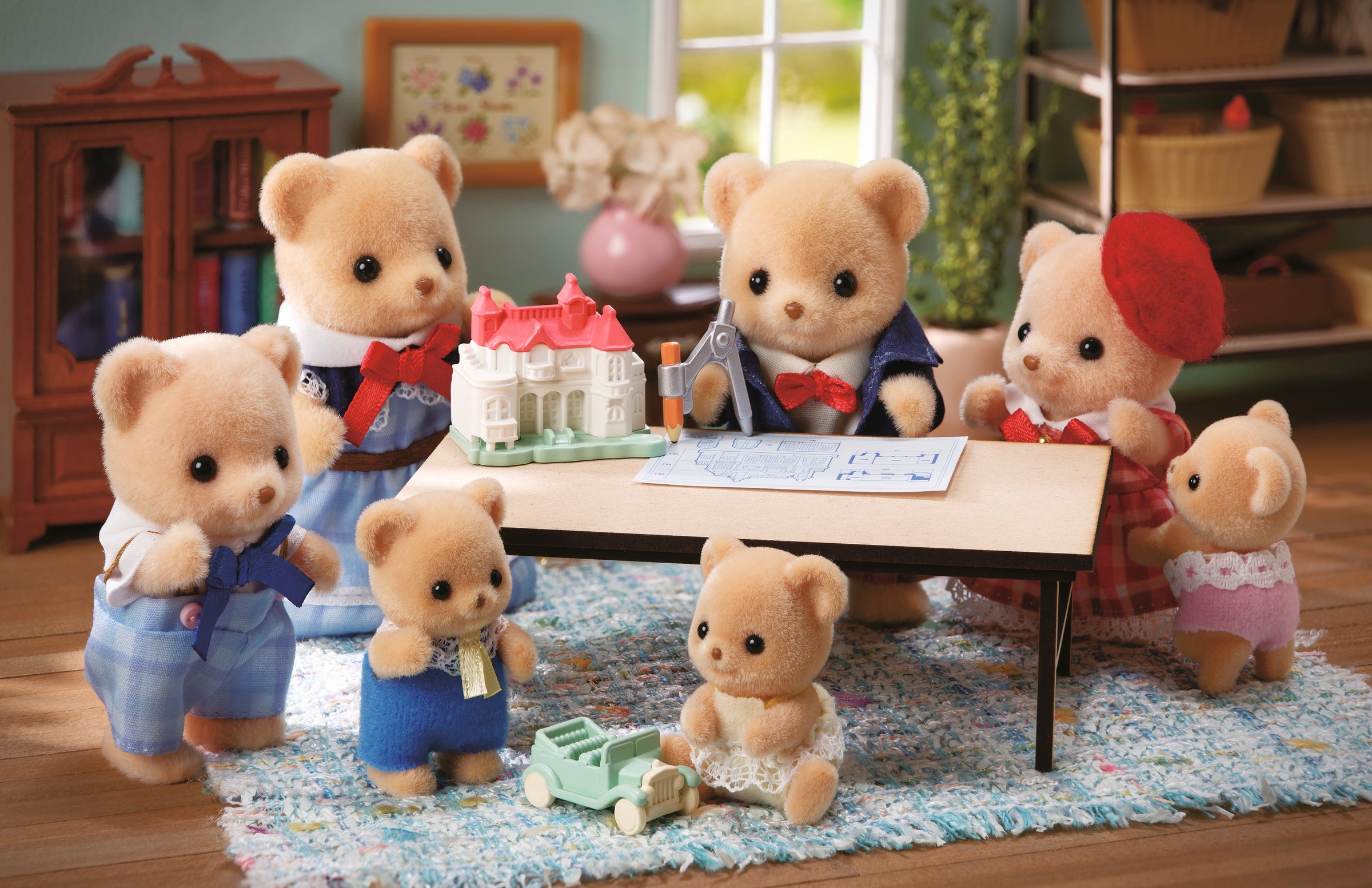 Sylvanian Families Spielfigur »Biscuit Bären Familie (5851)«