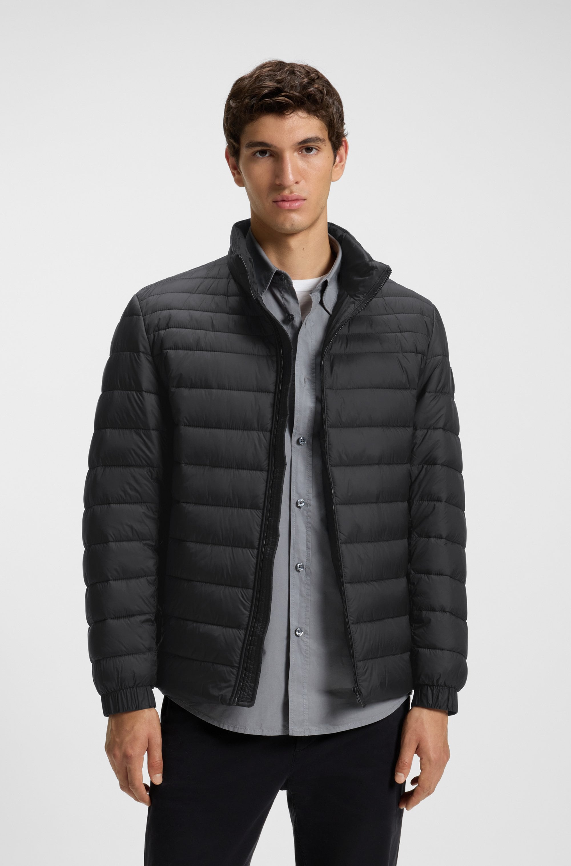 BOSS ORANGE Steppjacke "Oden", ohne Kapuze, mit Stehkragen, slim fit, feder günstig online kaufen