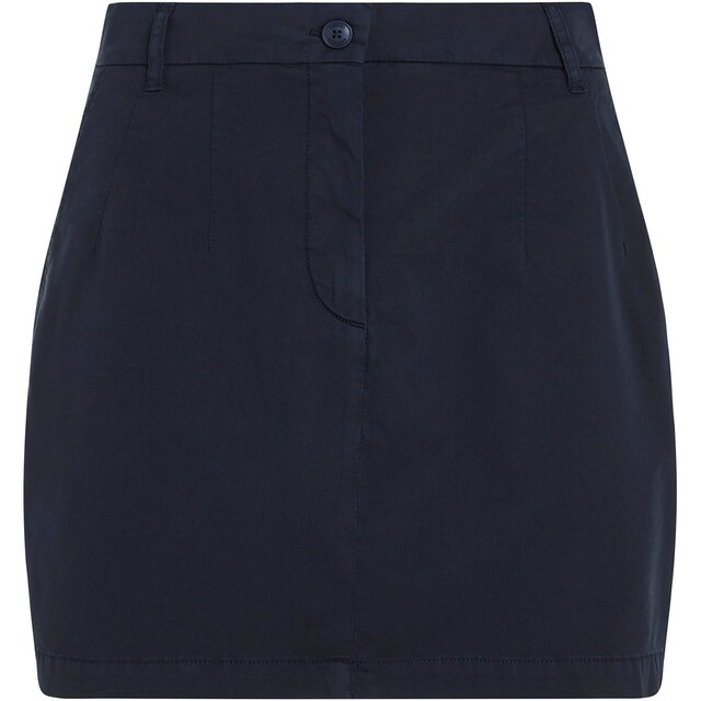 Tommy Hilfiger Minirock »COTTON GMD CHINO SKIRT«, mit Logostickerei online  bestellen | BAUR