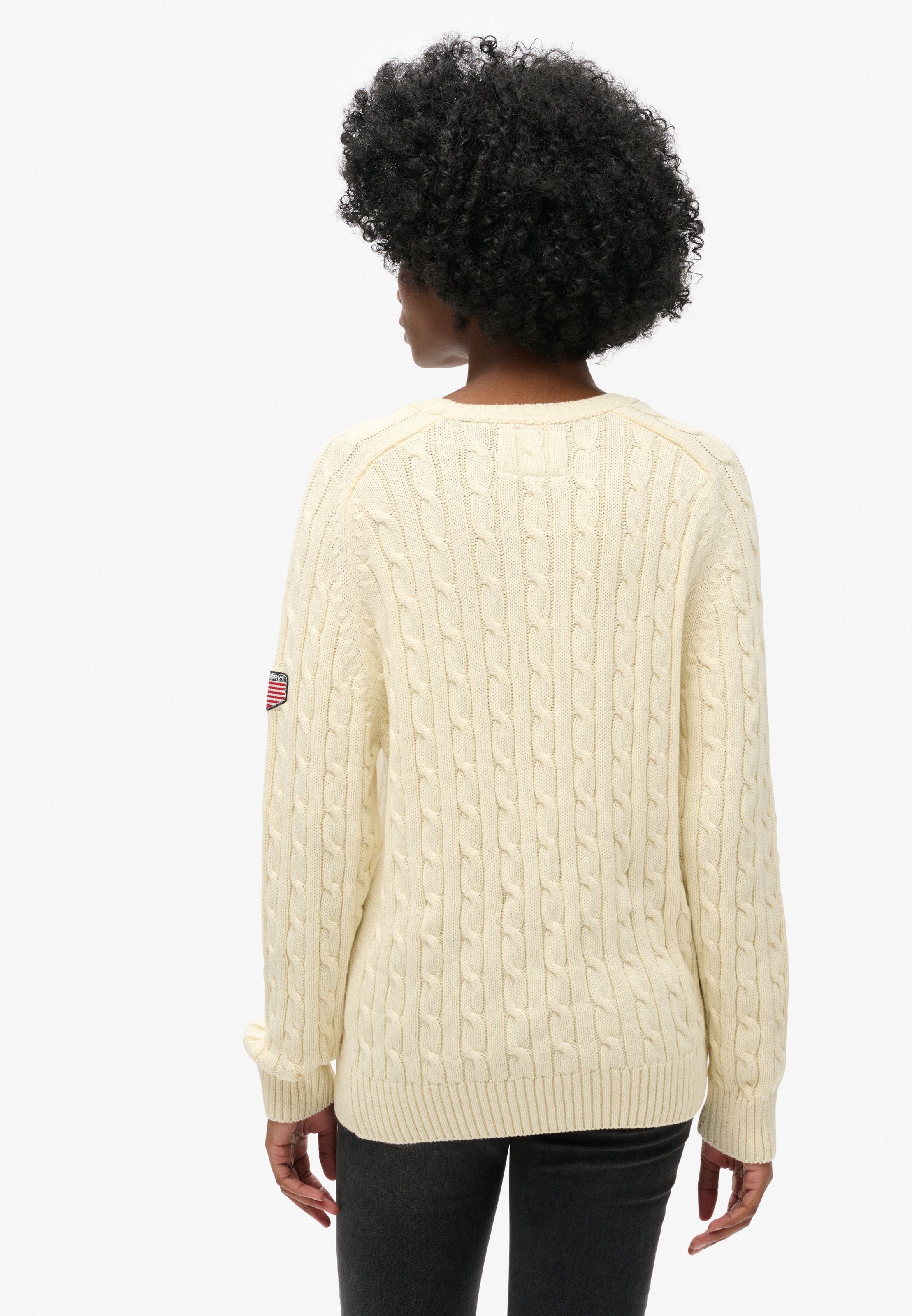 Superdry Strickpullover "SLOUCHY CABLE KNIT" günstig online kaufen