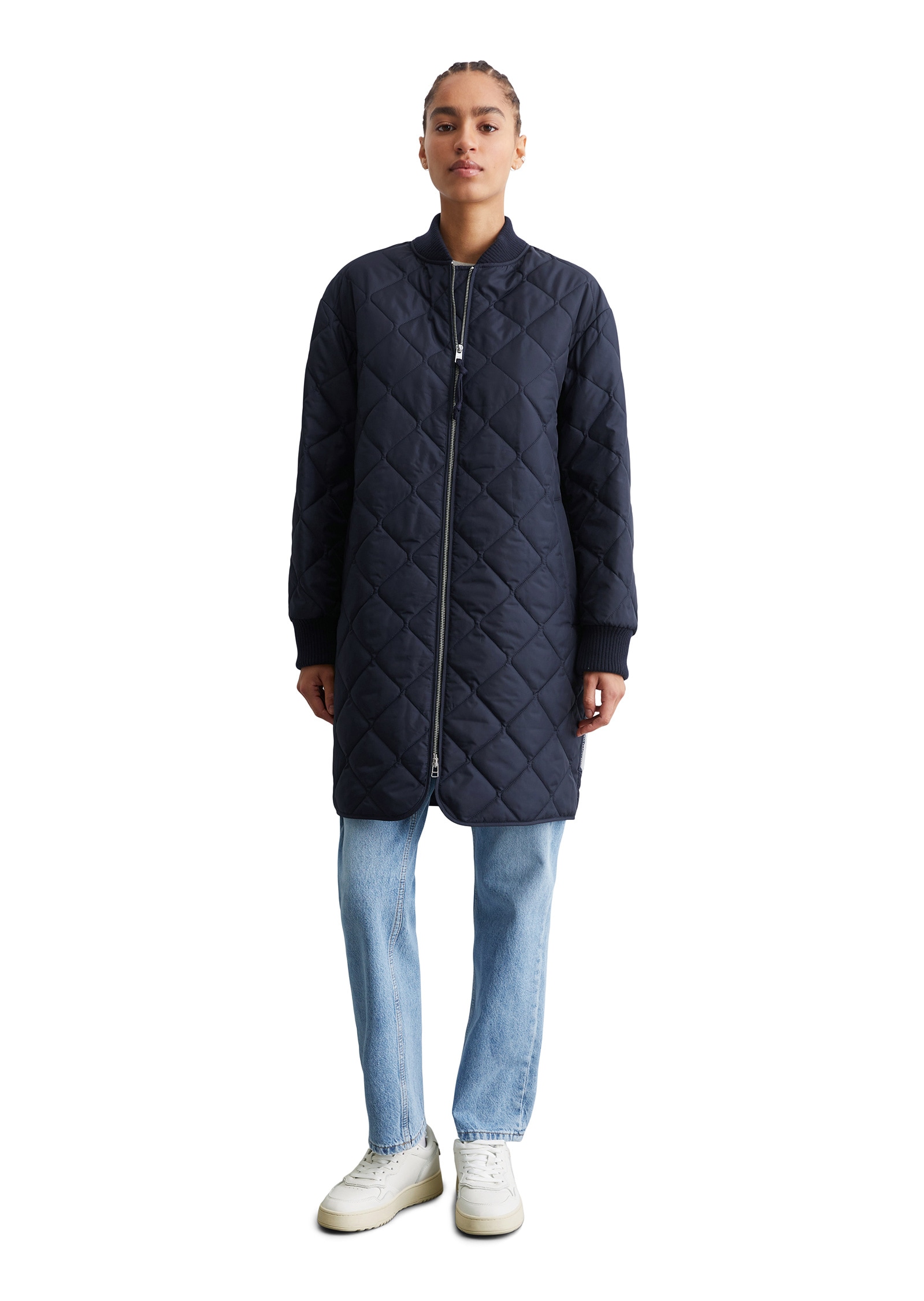 Marc O'Polo DENIM Steppmantel »aus wasserabweisendem Ripstop«