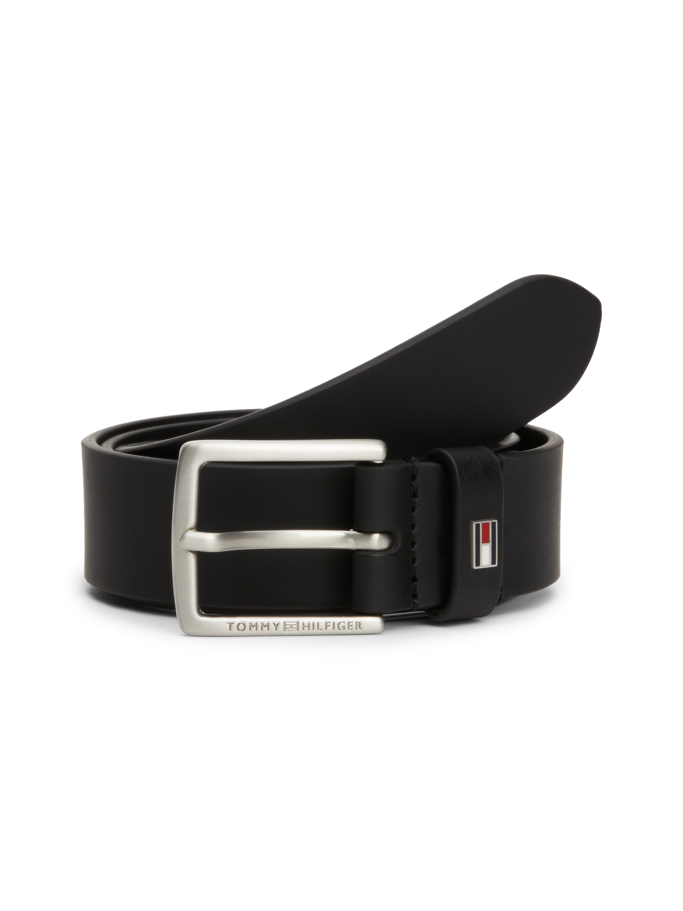 Tommy Hilfiger Ledergürtel »Kids Leather Belt«, mit klassischer Metallschnalle