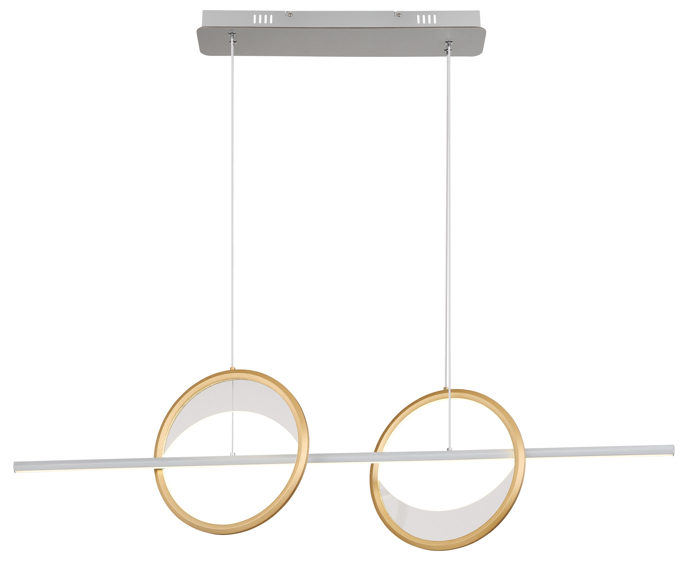 GLOBO LIGHTING Hängeleuchte »UMBRA« LED-Modul 1 Stk. warmweiß - kaltweiß Hängelampe Esszimmer-Leuchte Esstischleuchte Wohnzimmer